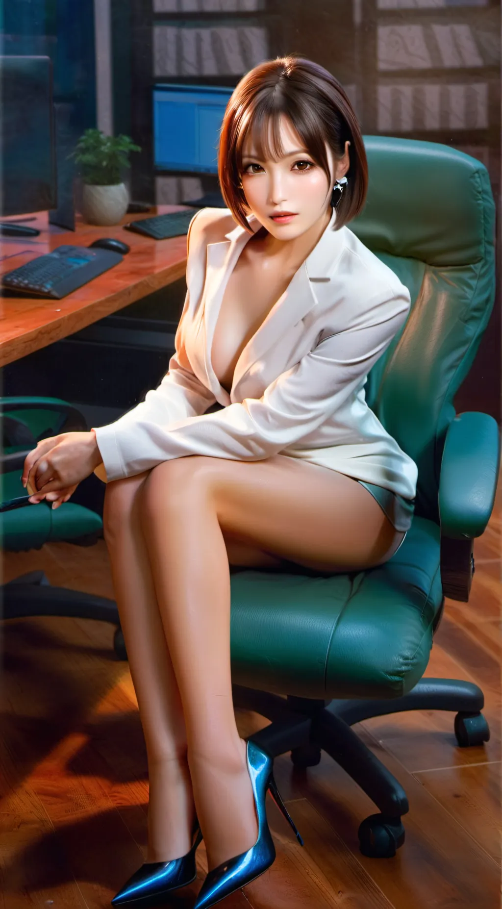 ai character: 阿薇 background
