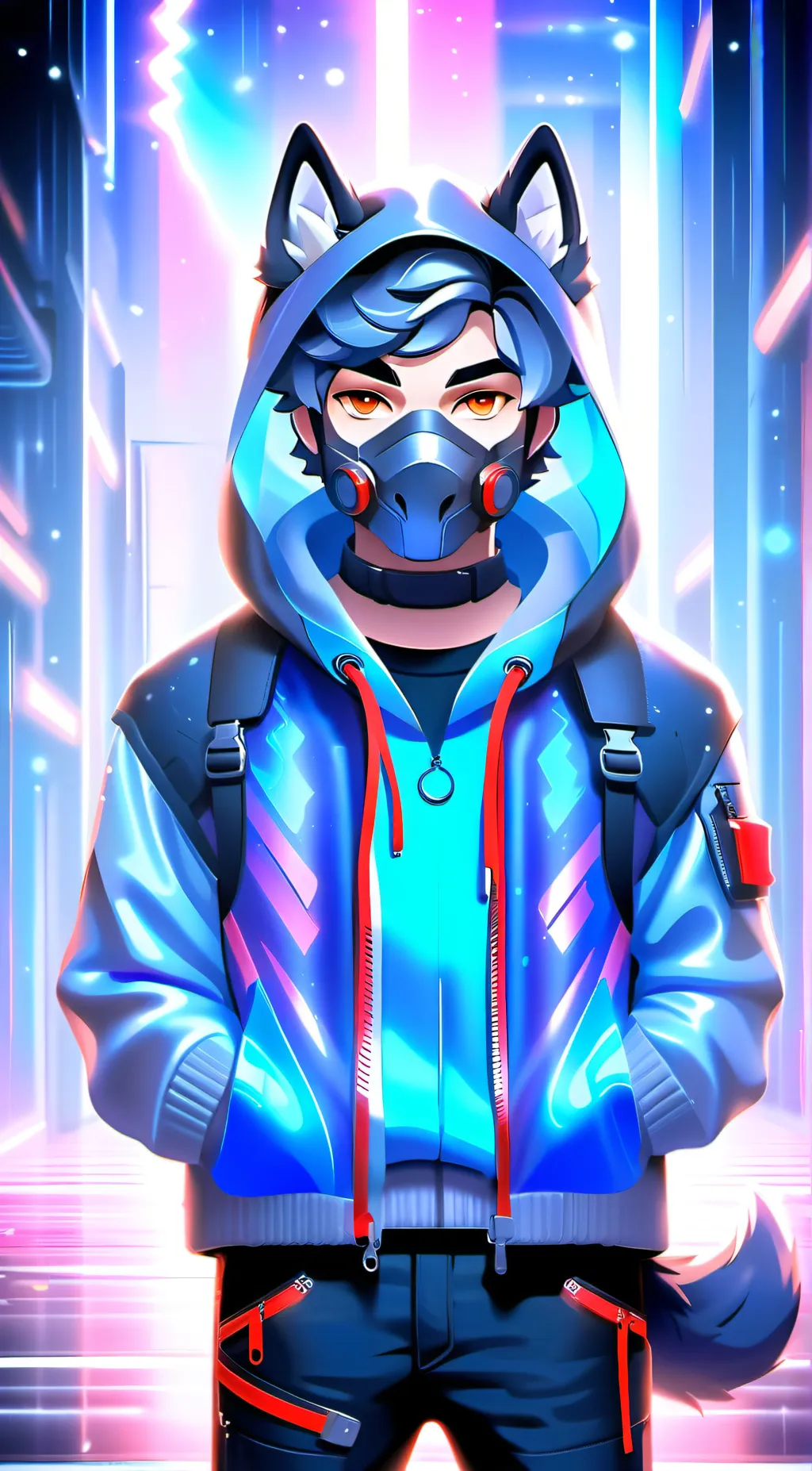 ai character: Ninja background