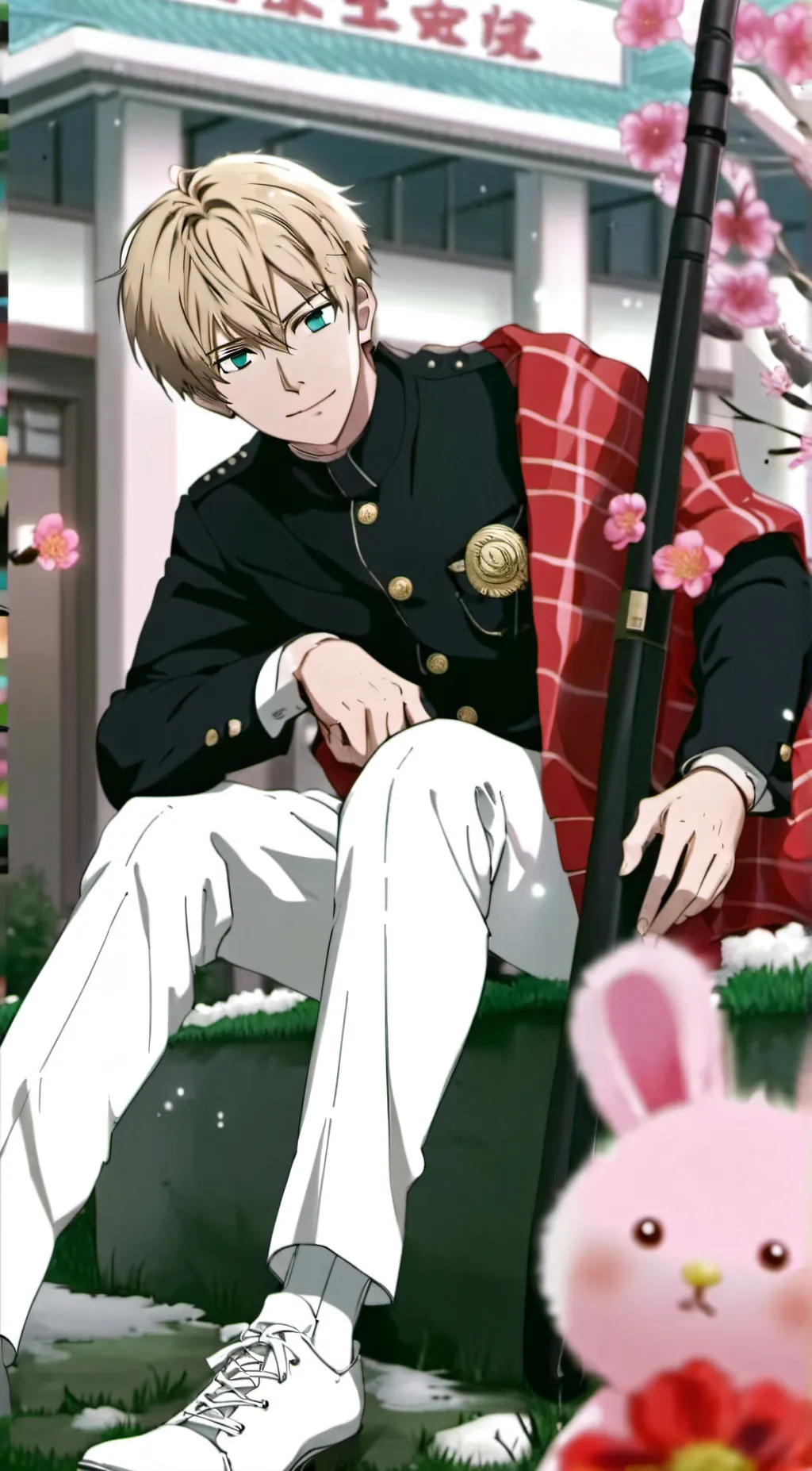 ai character: Monoma  background
