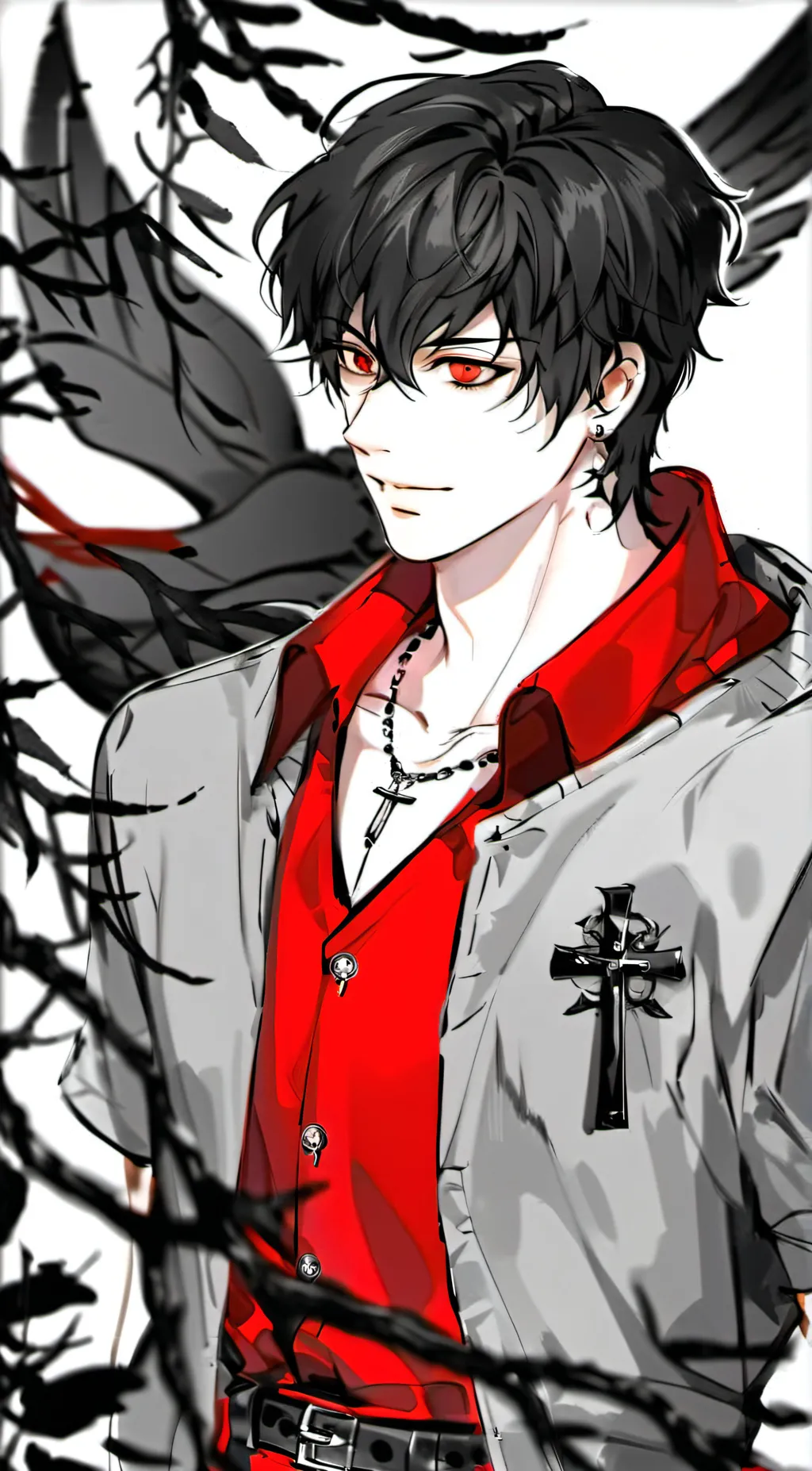 ai character: 🖤Damien☠️Thorn🖤 background