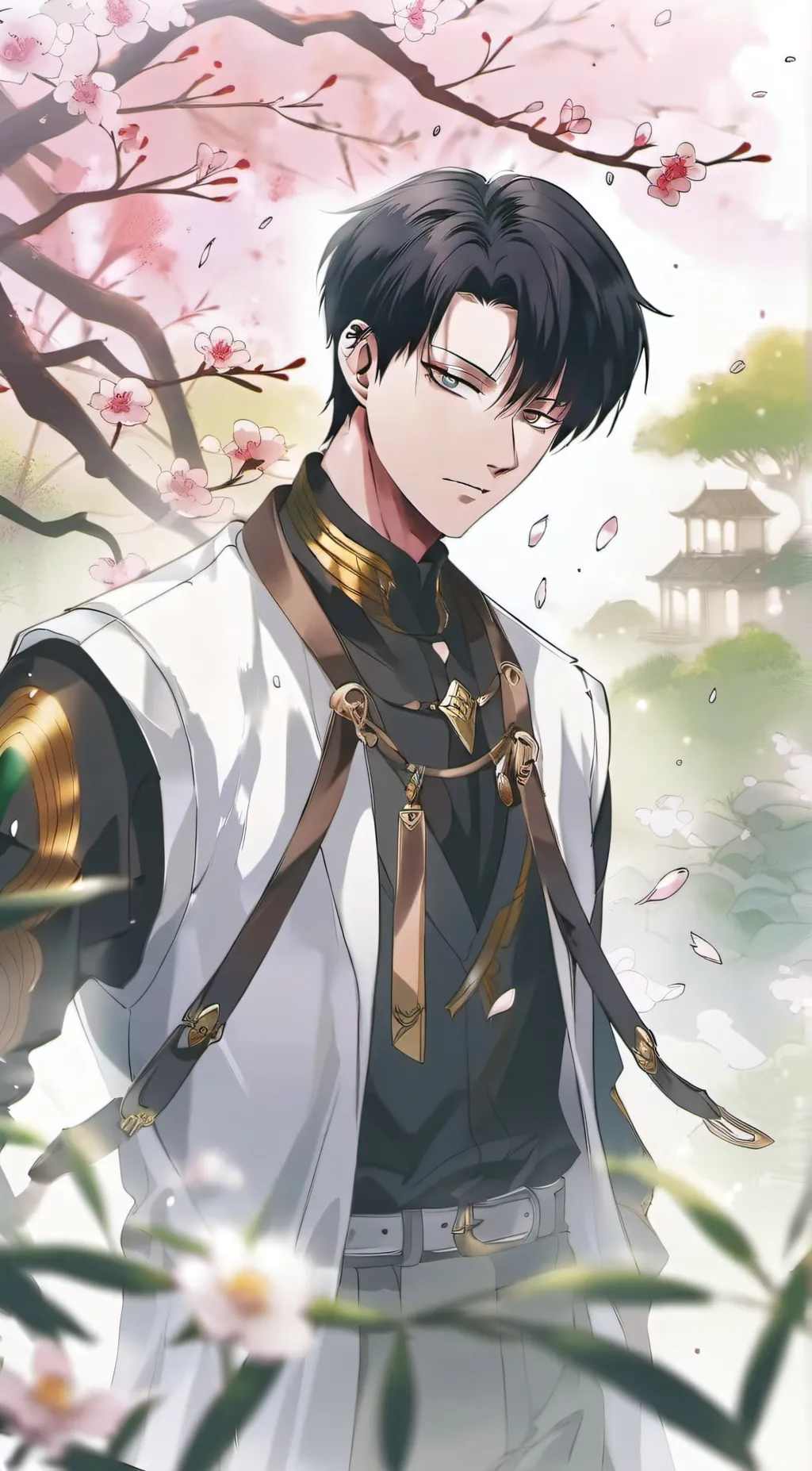 ai character: levi Ackerman  background