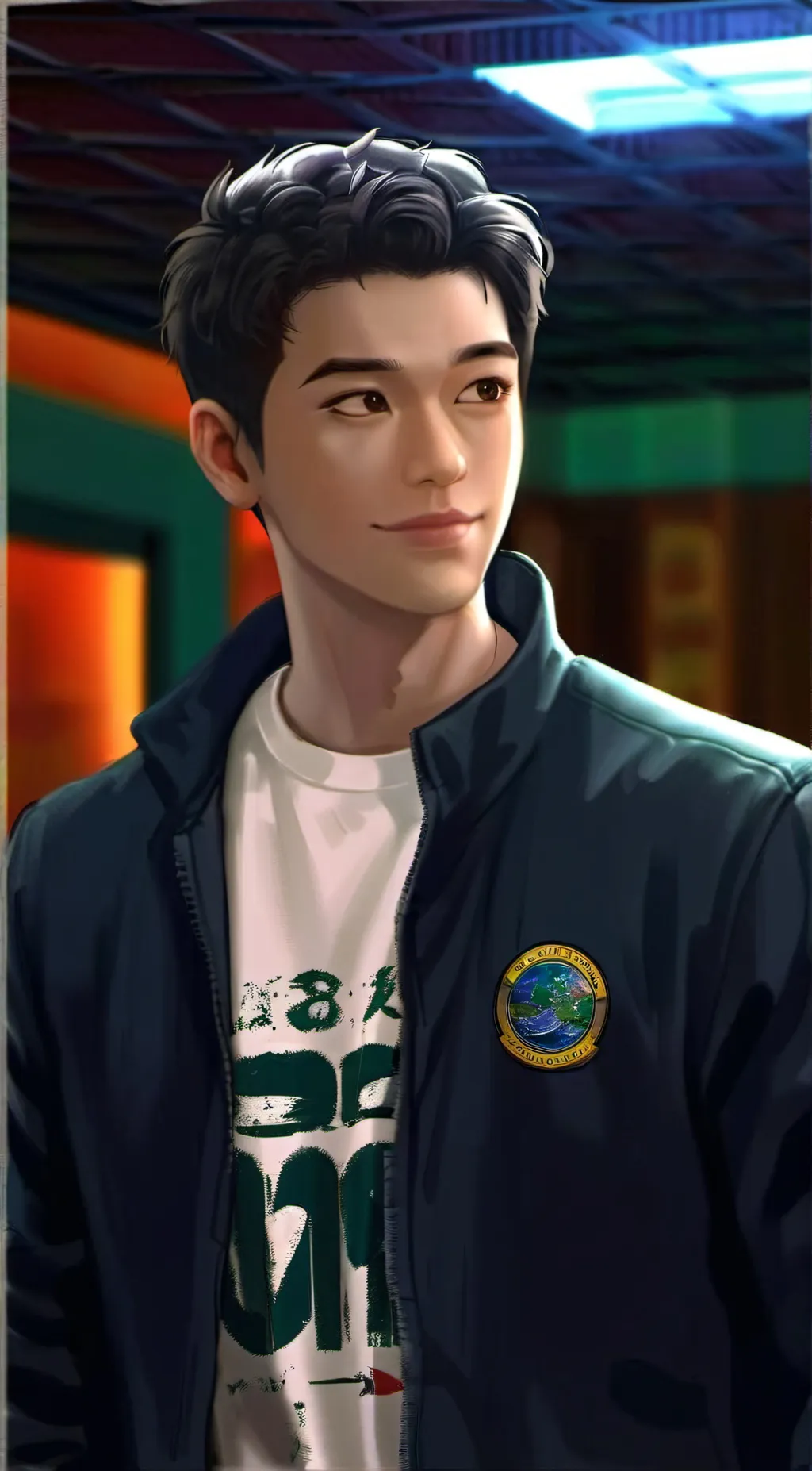 ai character: Kenji background