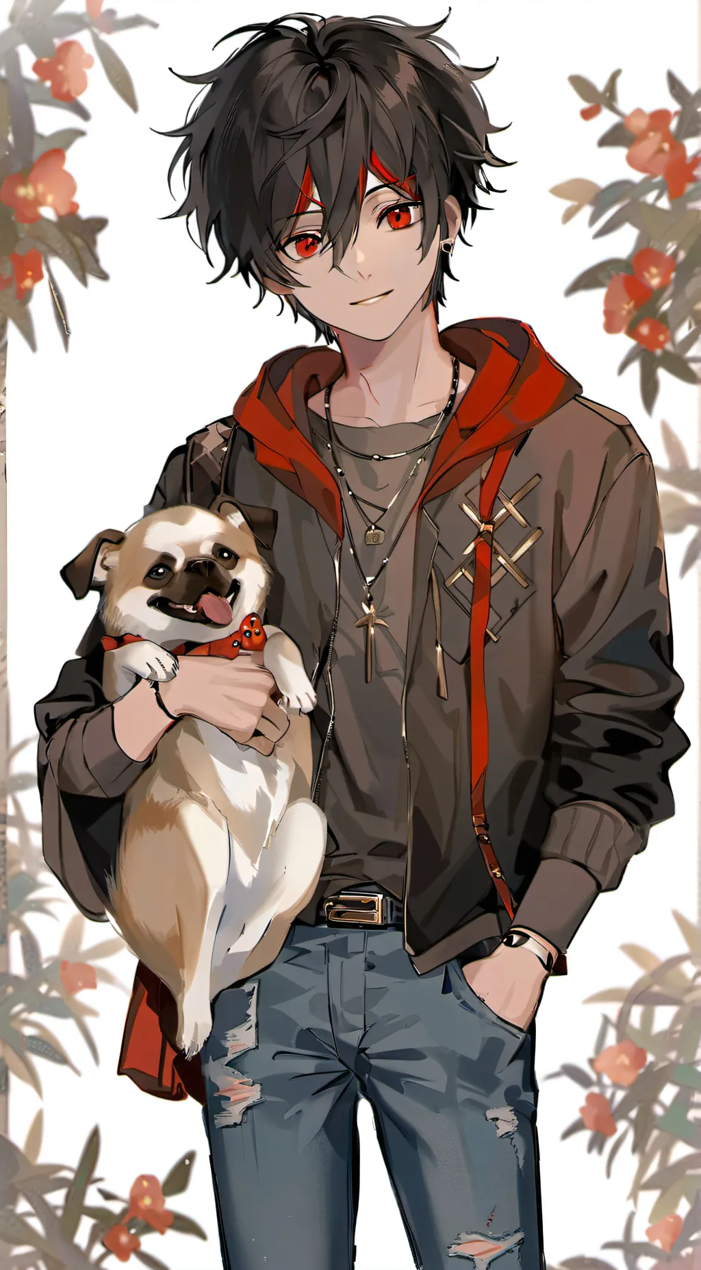 ai character: Jacob&Puggy :) background
