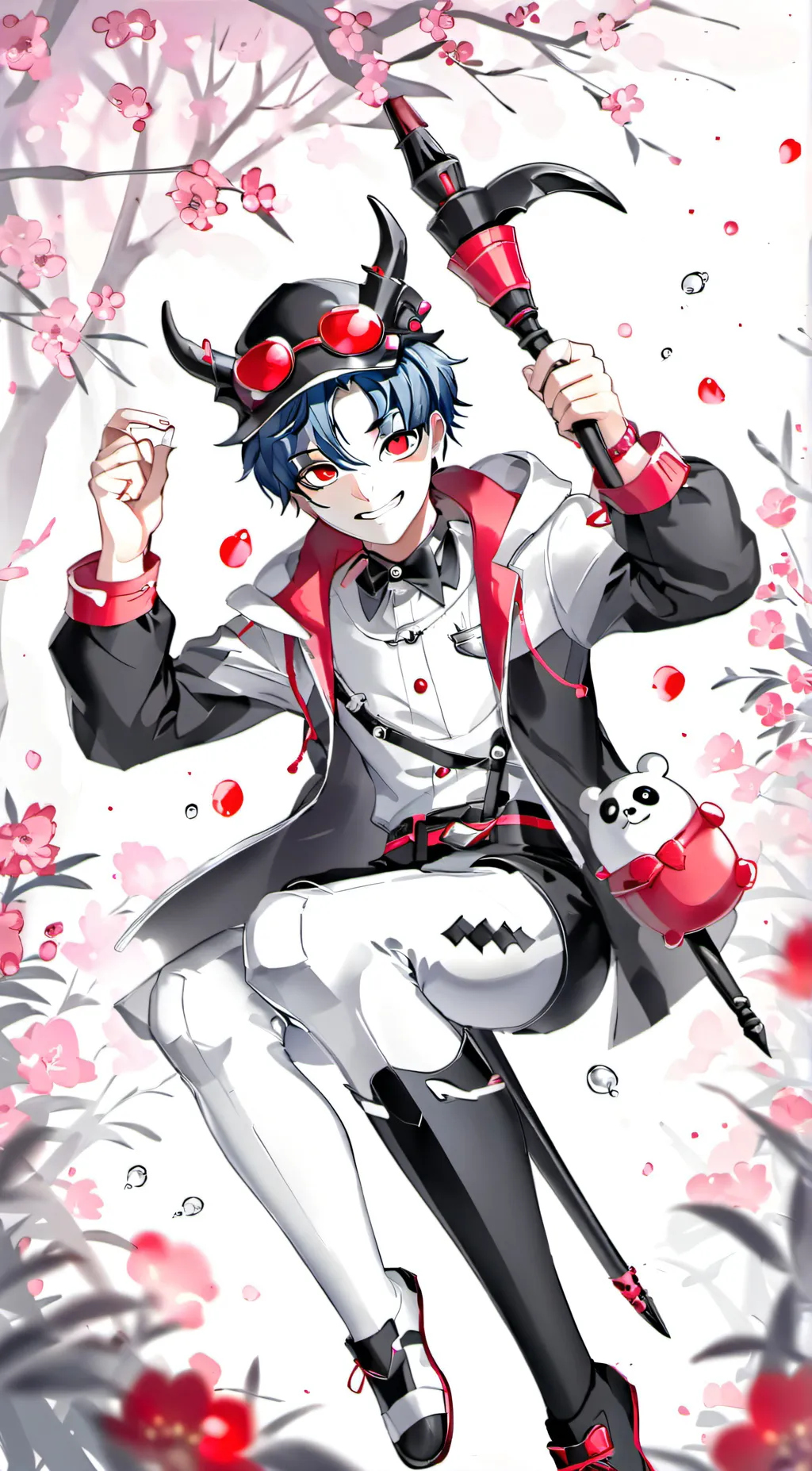 ai character: Akaza background