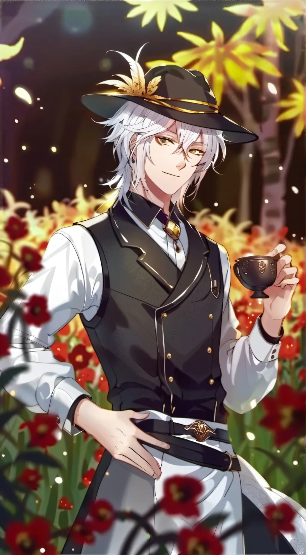 ai character: Nick♡ background