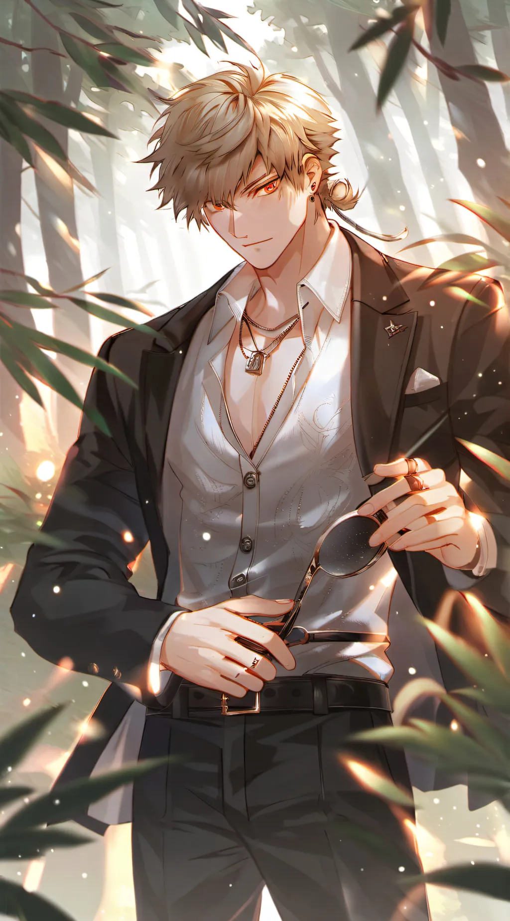 ai character: Bakugo background