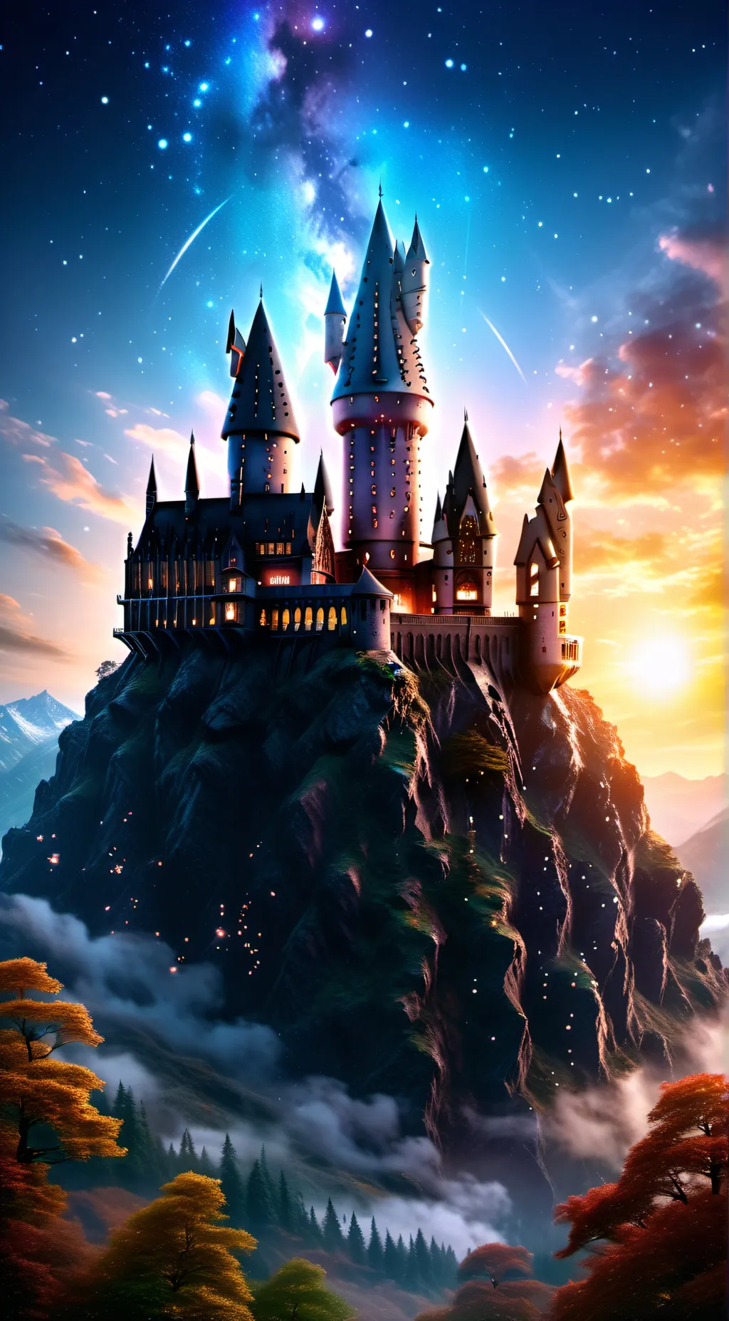 ai character: hogwarts  background