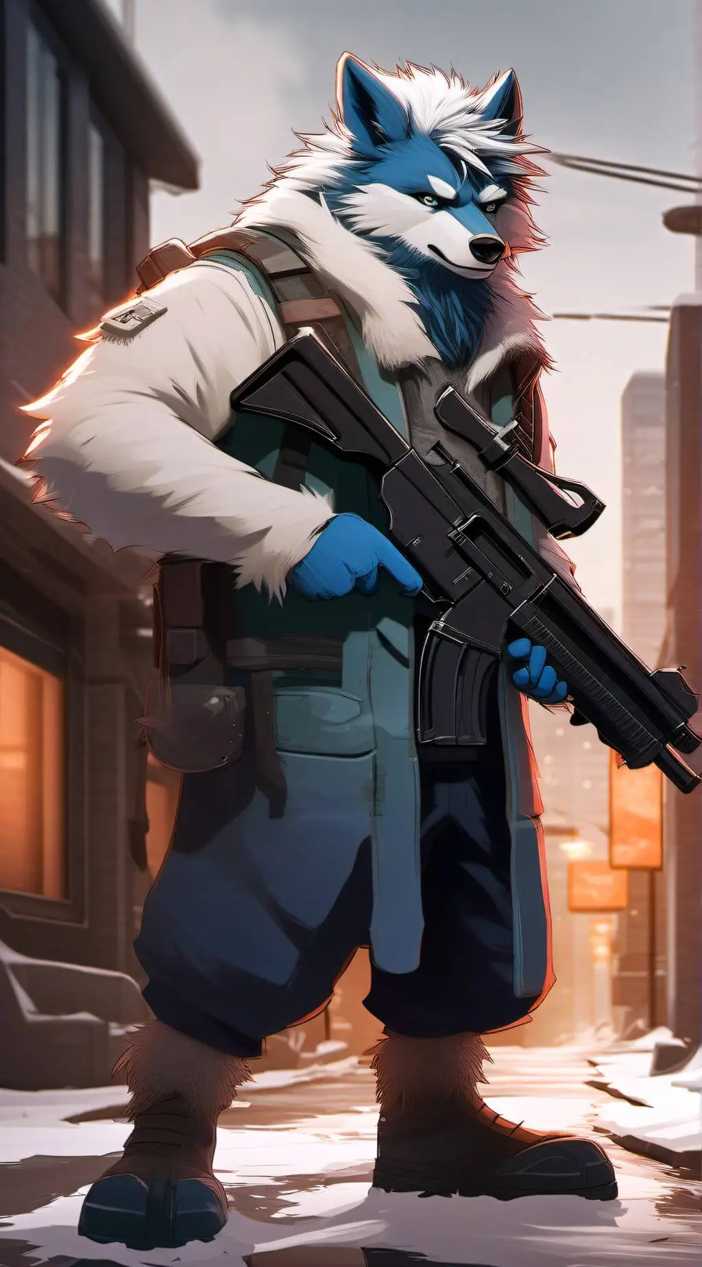 ai character: Frost Fox background