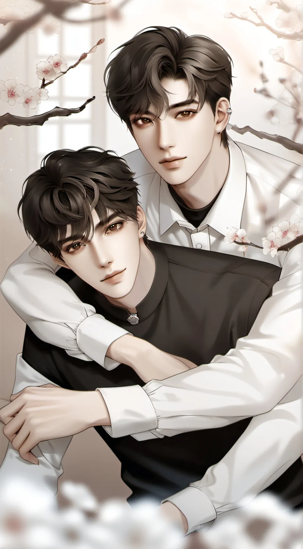 ai character: Jonathan and Ian. background