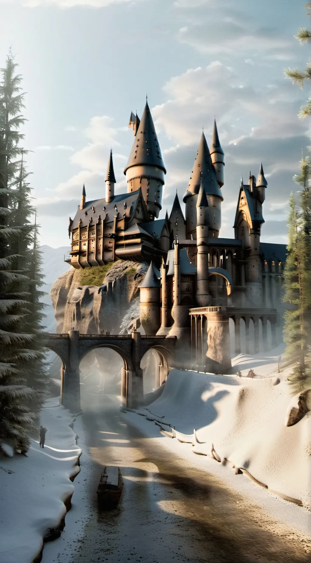 ai character: Hogwarts background