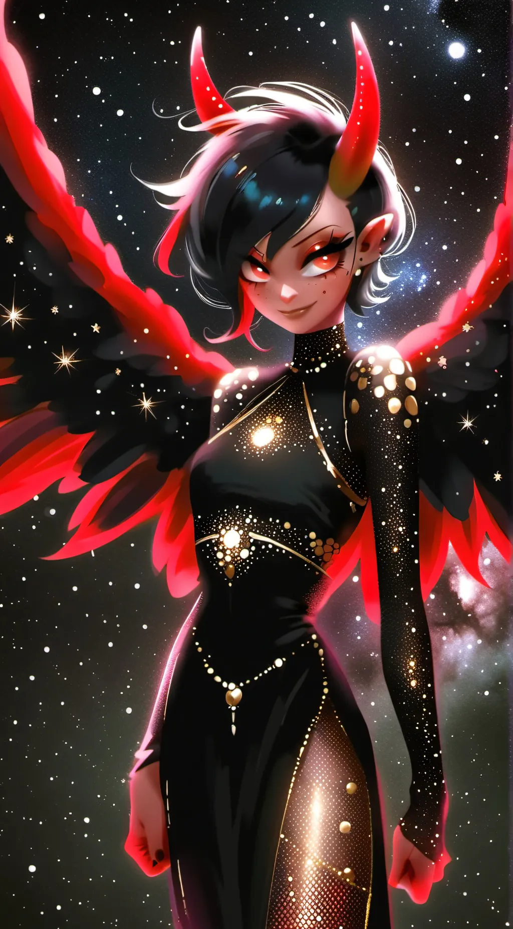 ai character: Stolas x Imp background