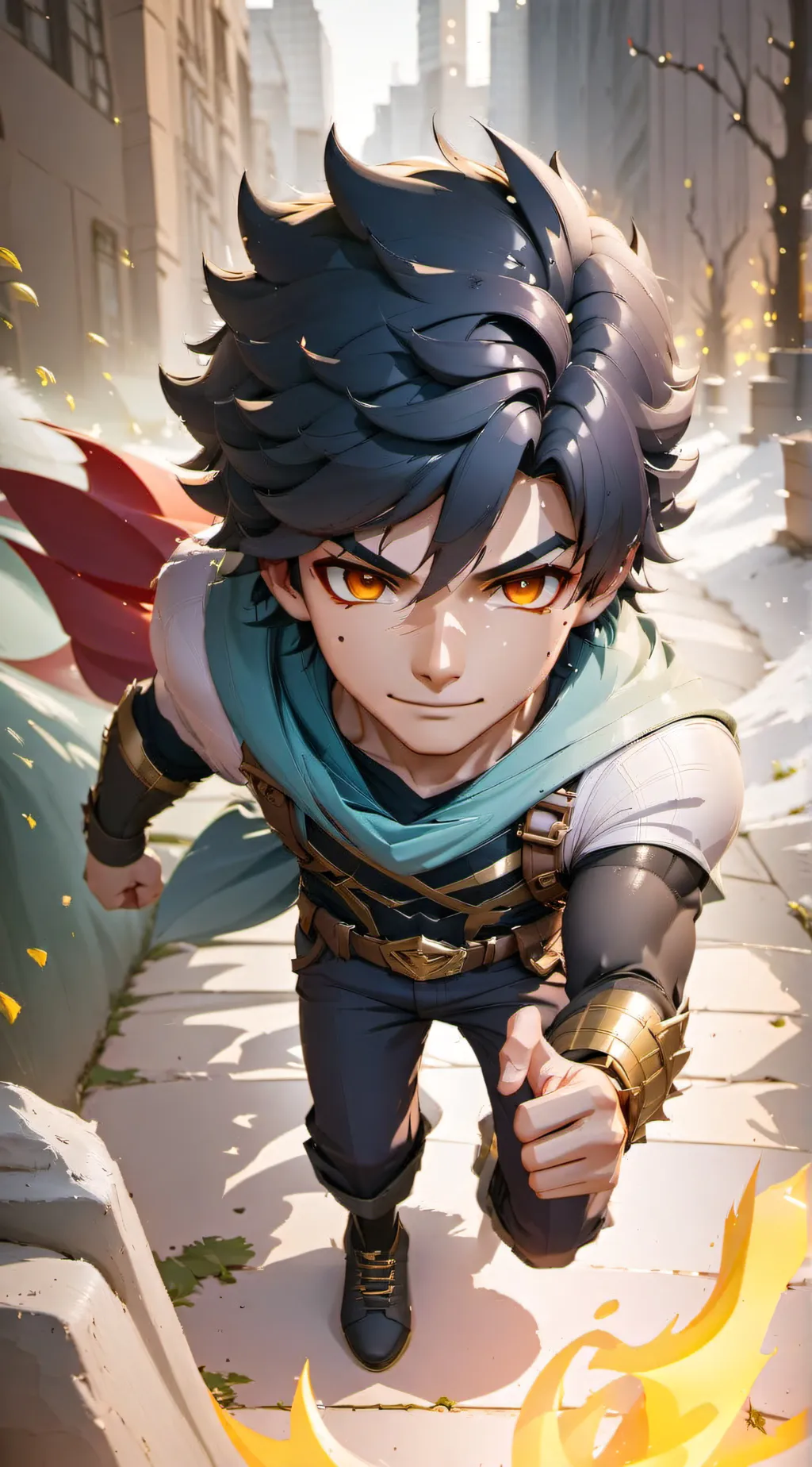 ai character: Aaron background