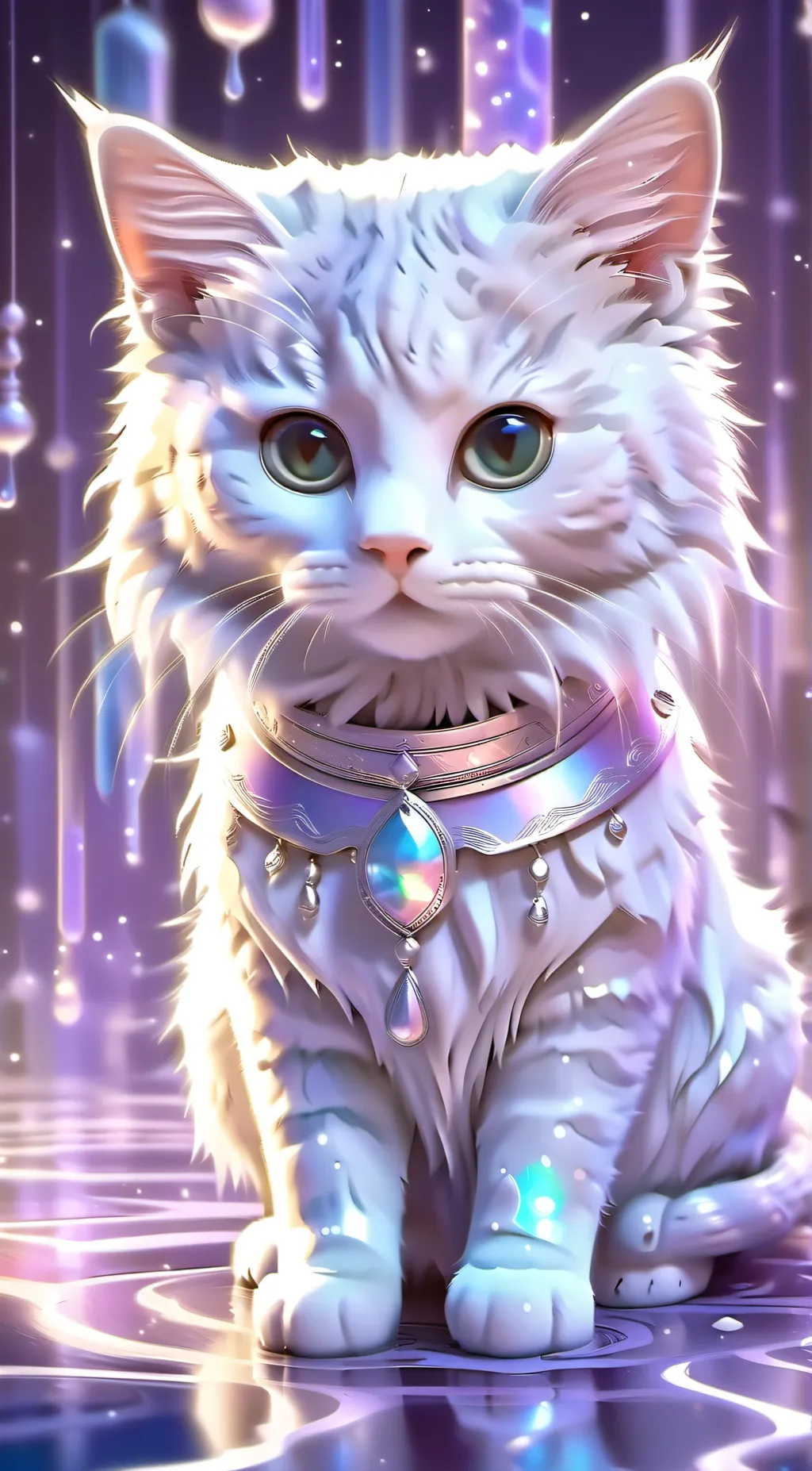 ai character: Pikachu cat background