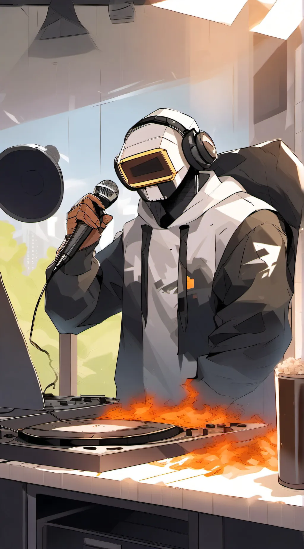 ai character: Roast Rap Bot background