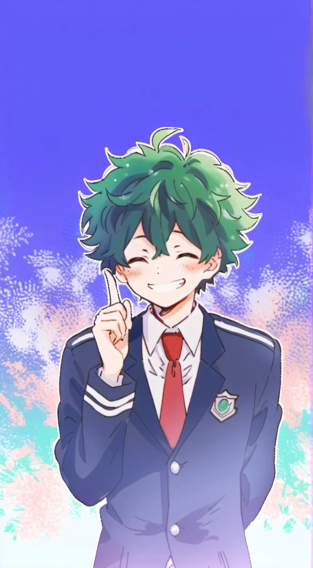 ai character: Deku background