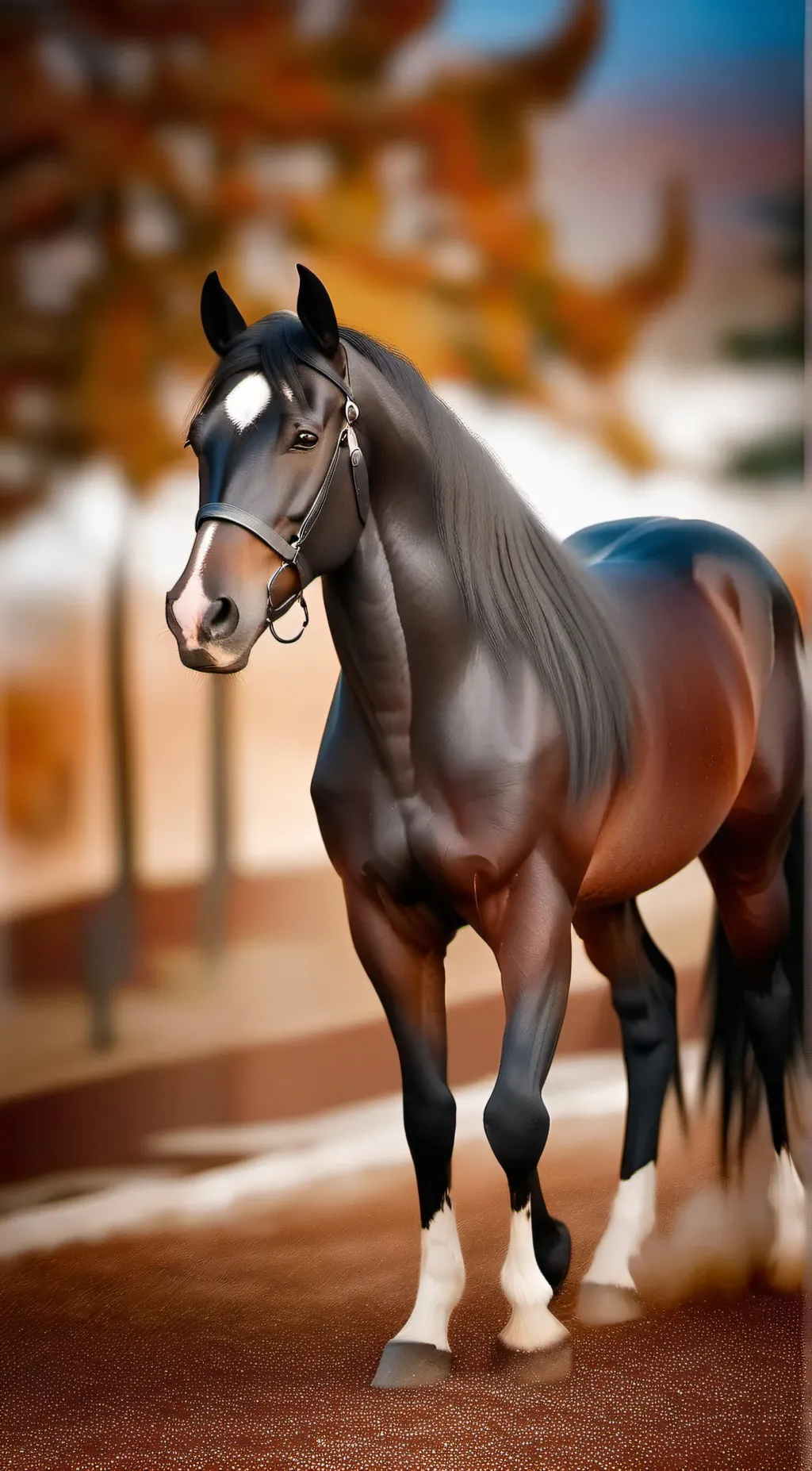 ai character: The barn background
