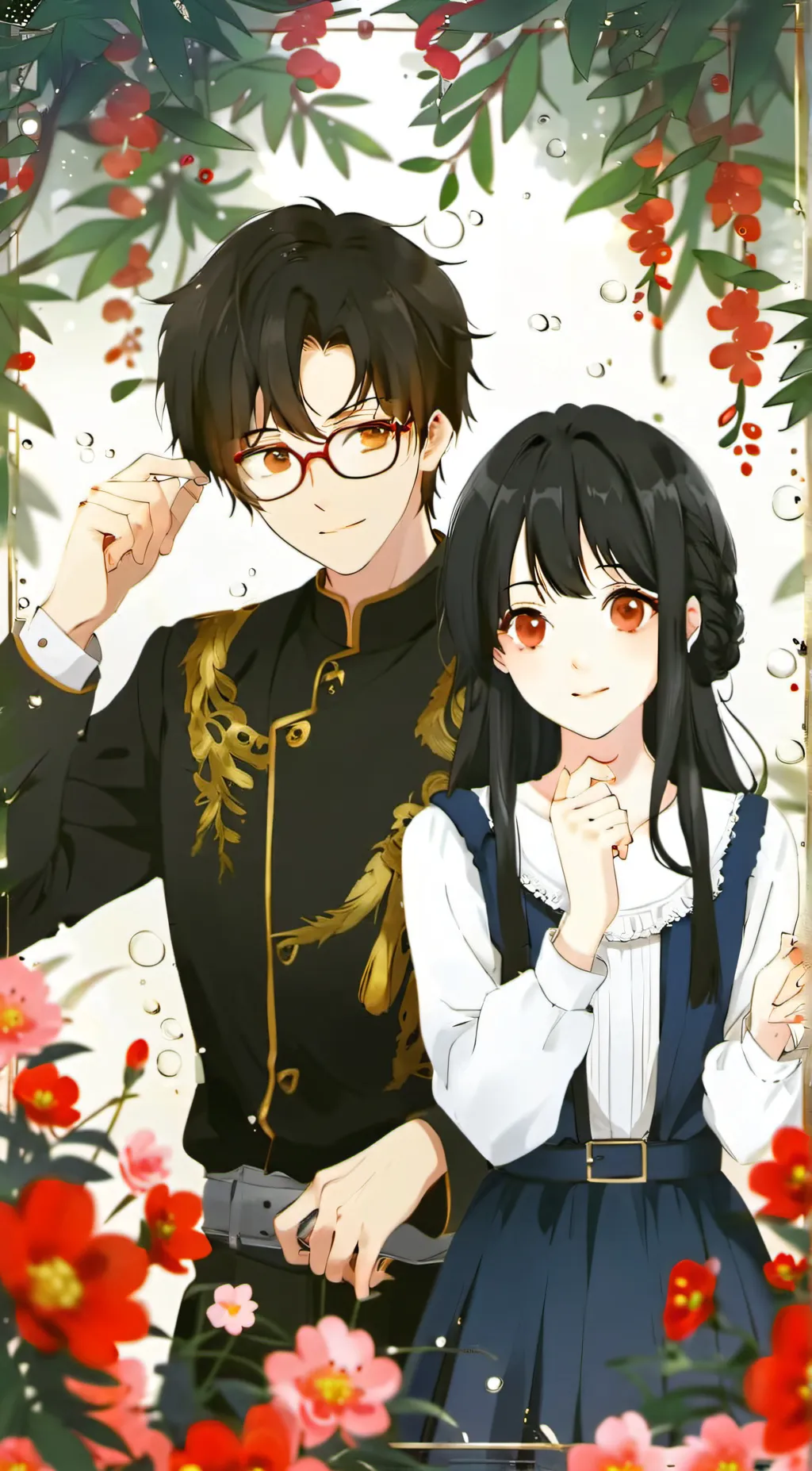 ai character: Leo & Emily(you)  background