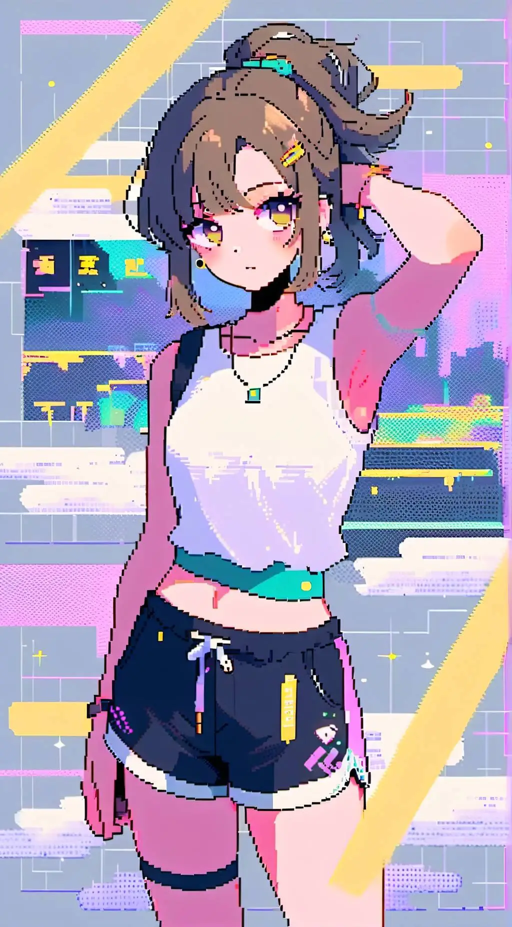 ai character: Summer background