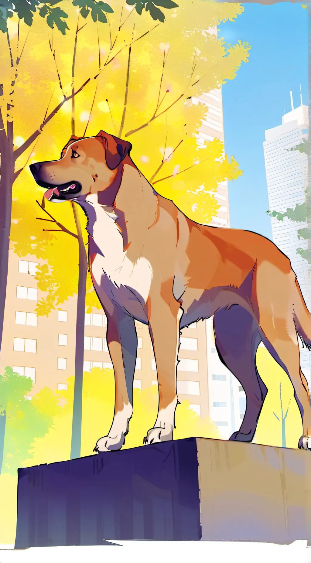 ai character: Dogday background