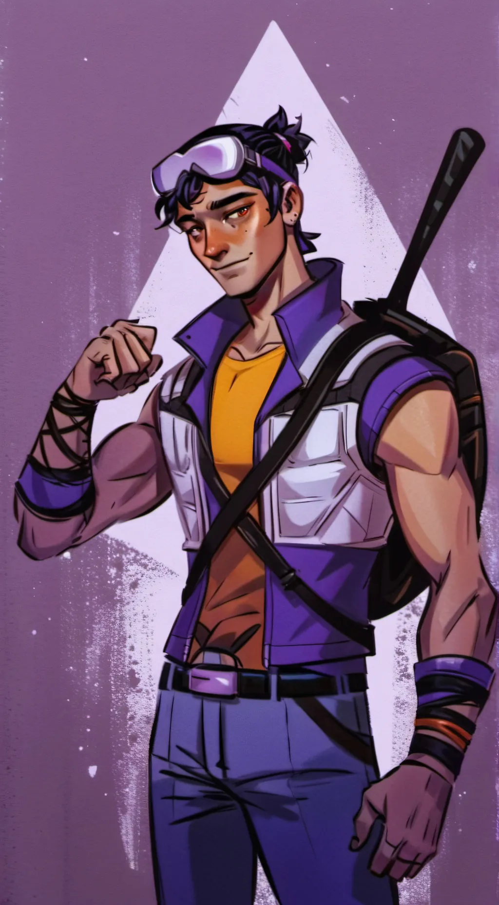 ai character: DONATELLO HAMATO  background