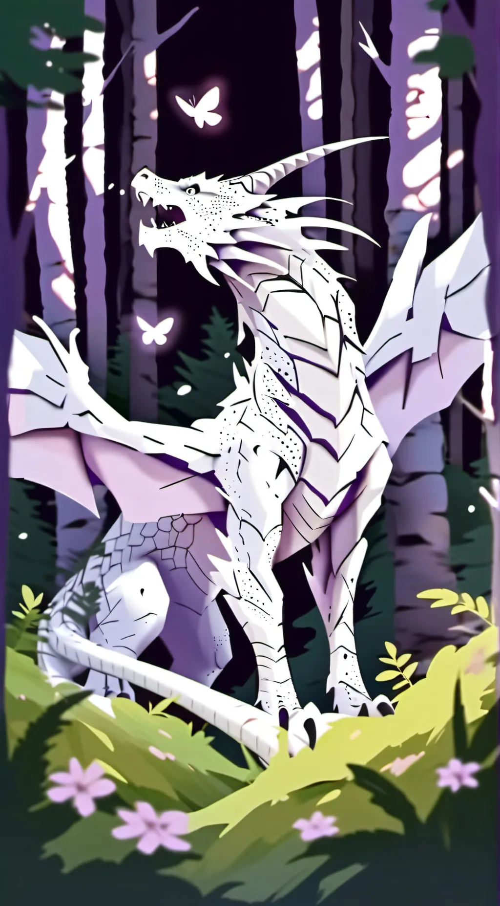 ai character: flutter  background