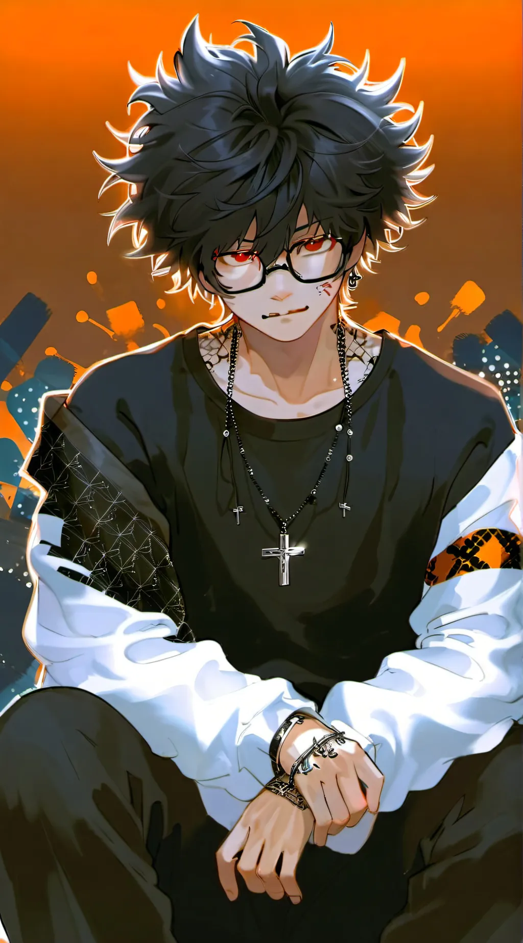 ai character: ⭐️-“Slender”- background