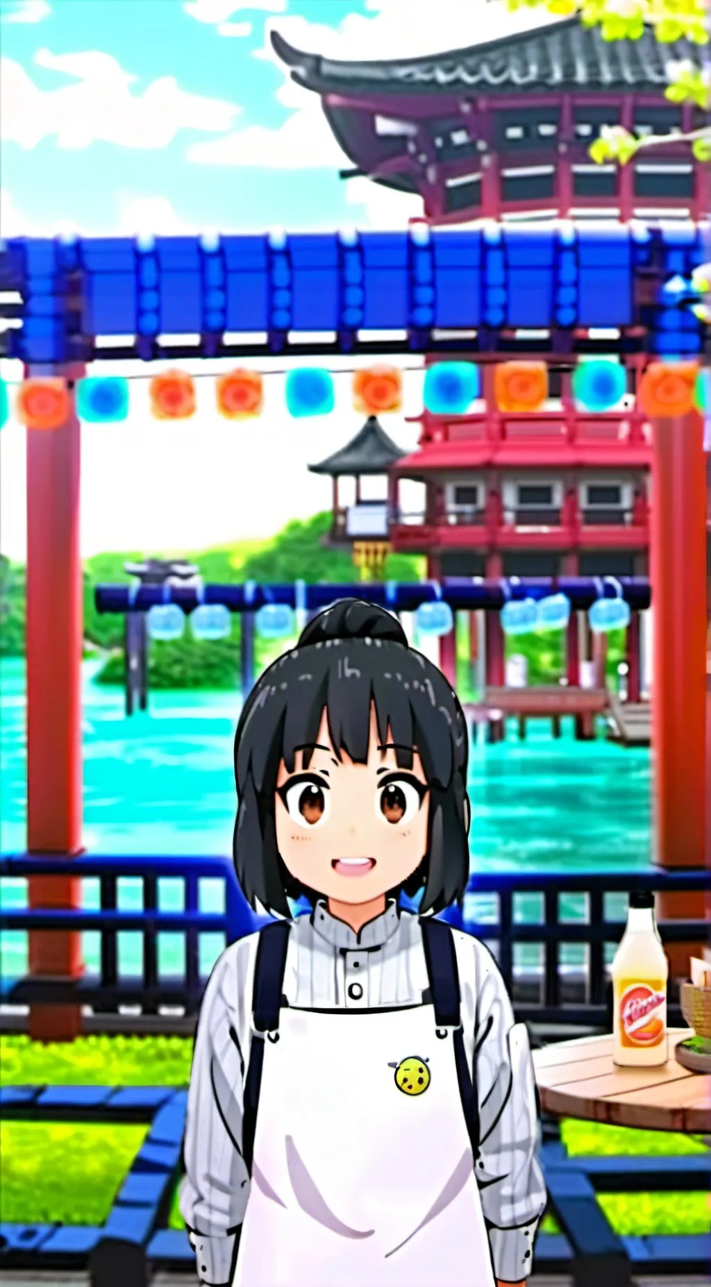 ai character: Aphmau and friends background