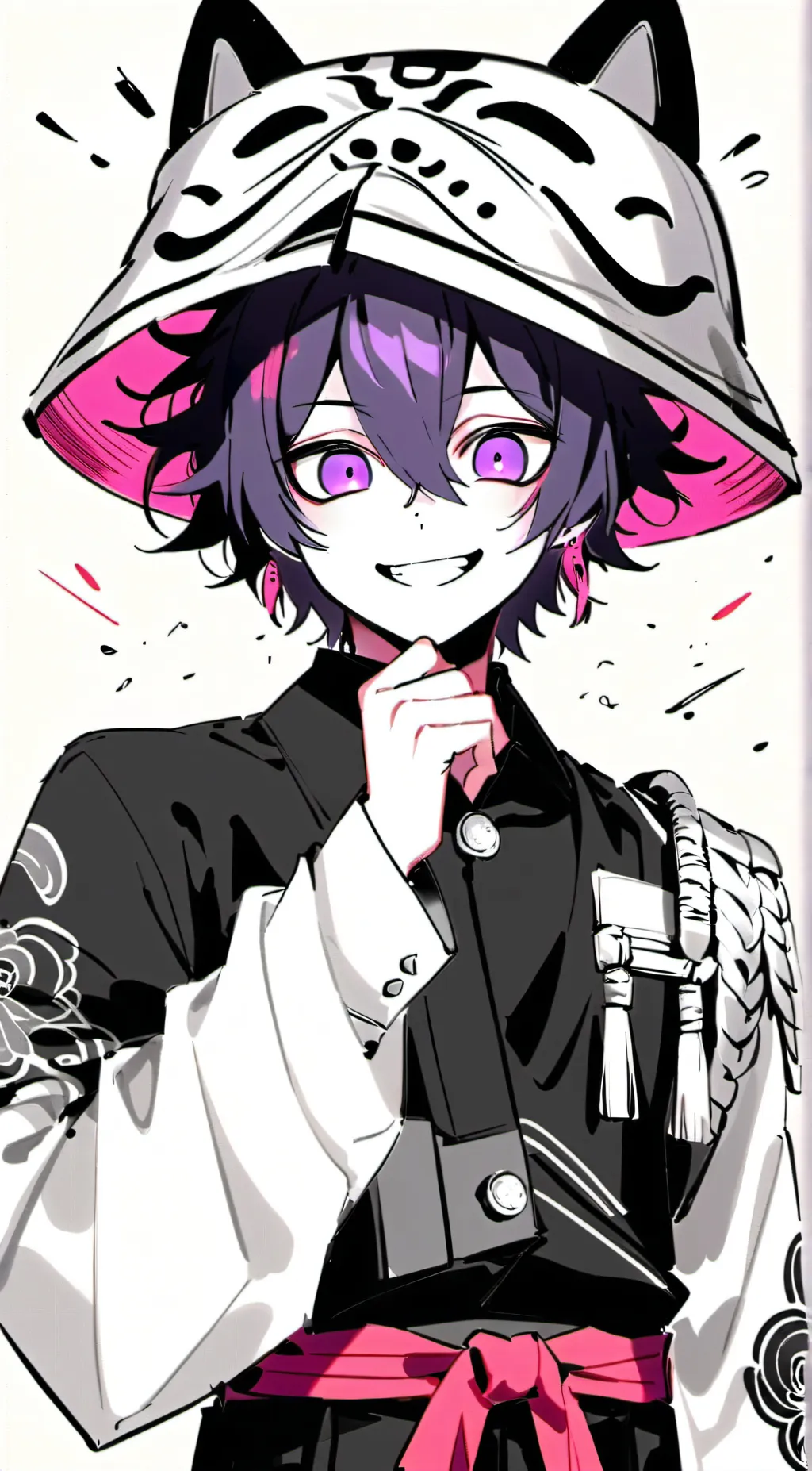 ai character: SCARAMOUCHE  background
