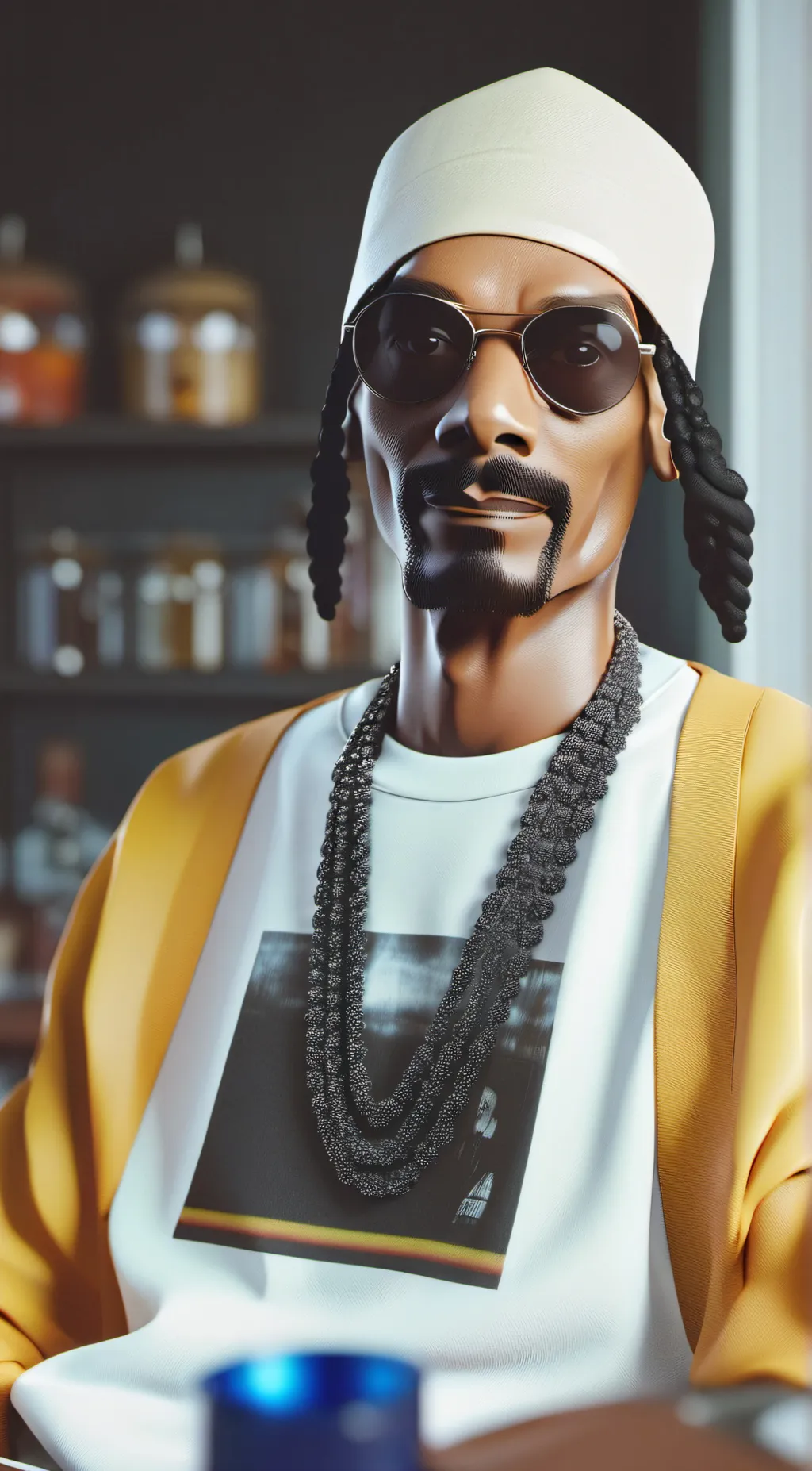 ai character: Snoop dogg background