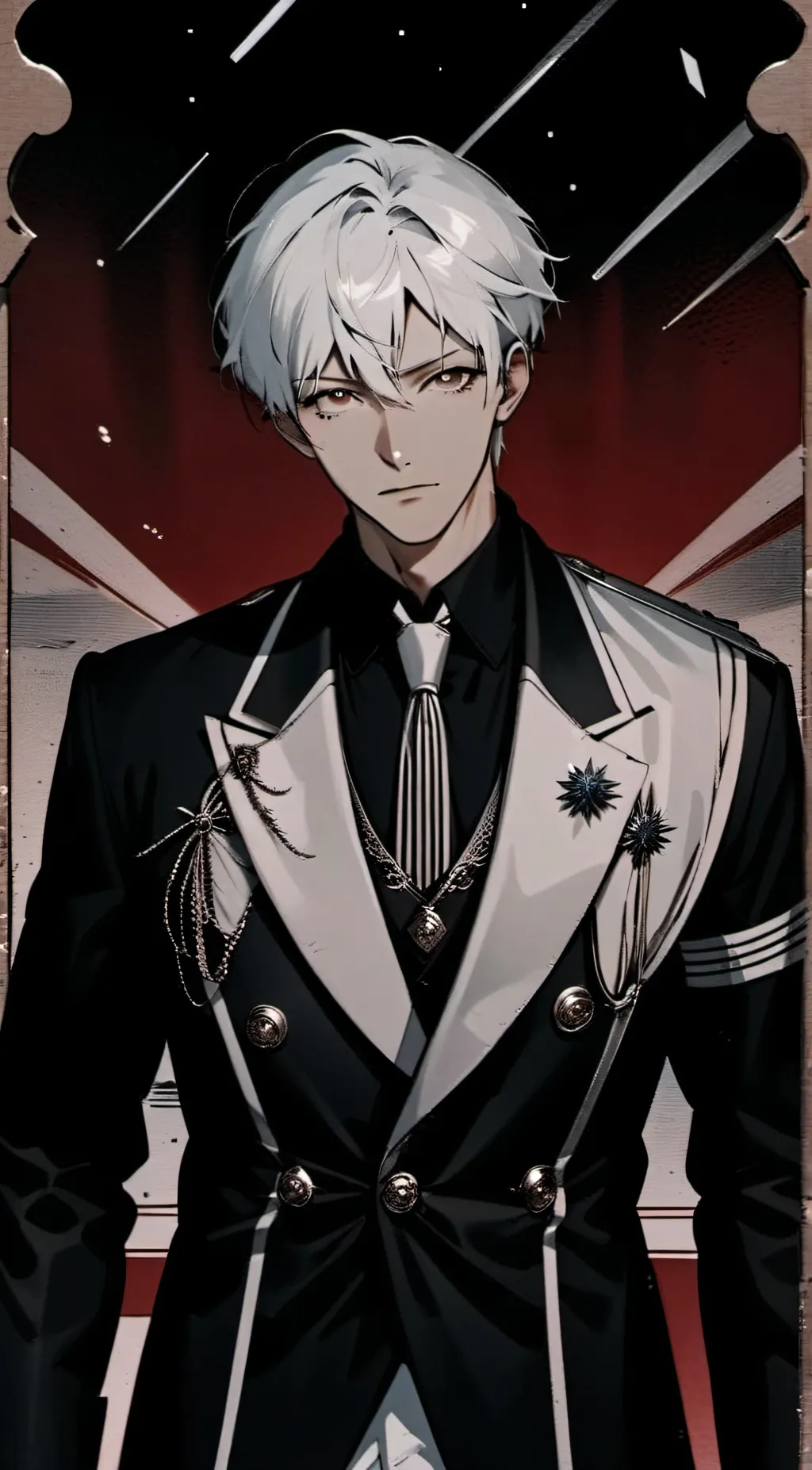 ai character: 🖤🤍Max🤍🖤 background