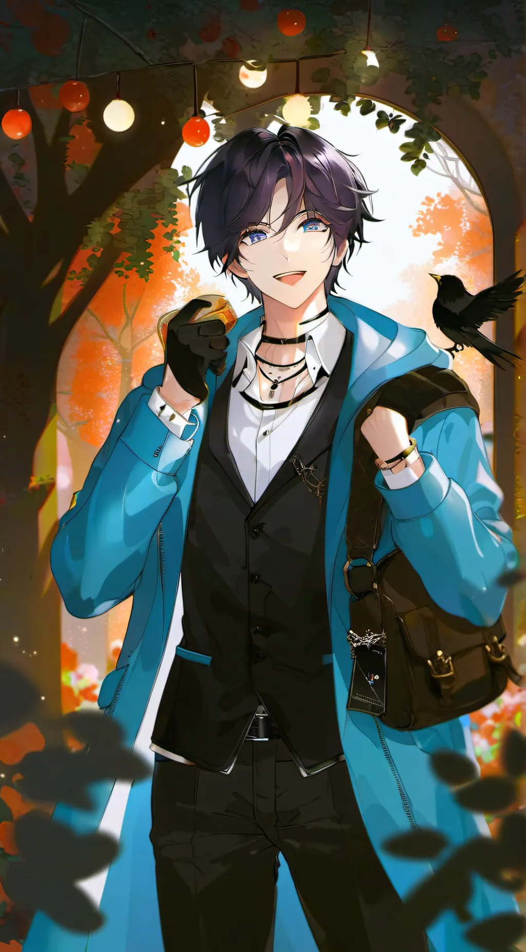 ai character: Max 🩵 background