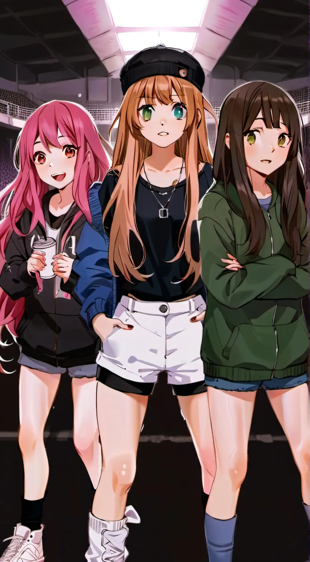 ai character: Delinquent girls background