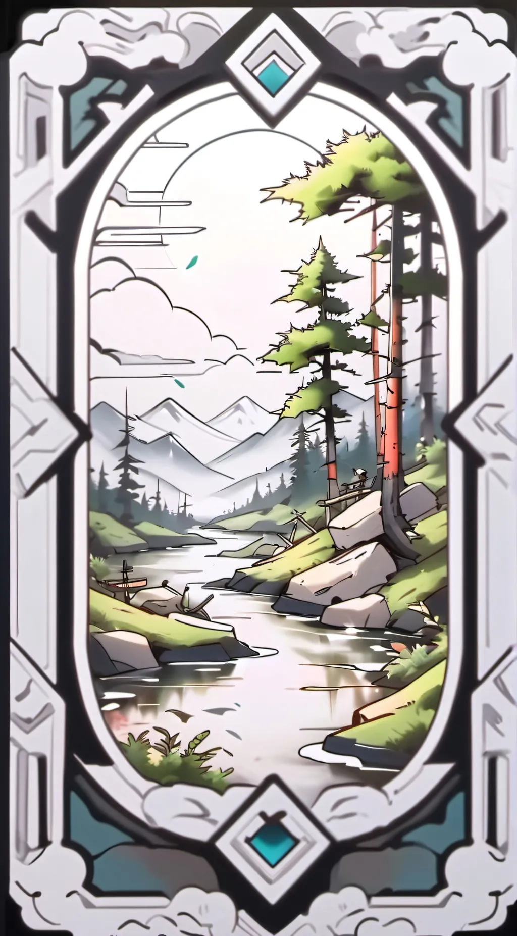 ai character: Vox x val  background