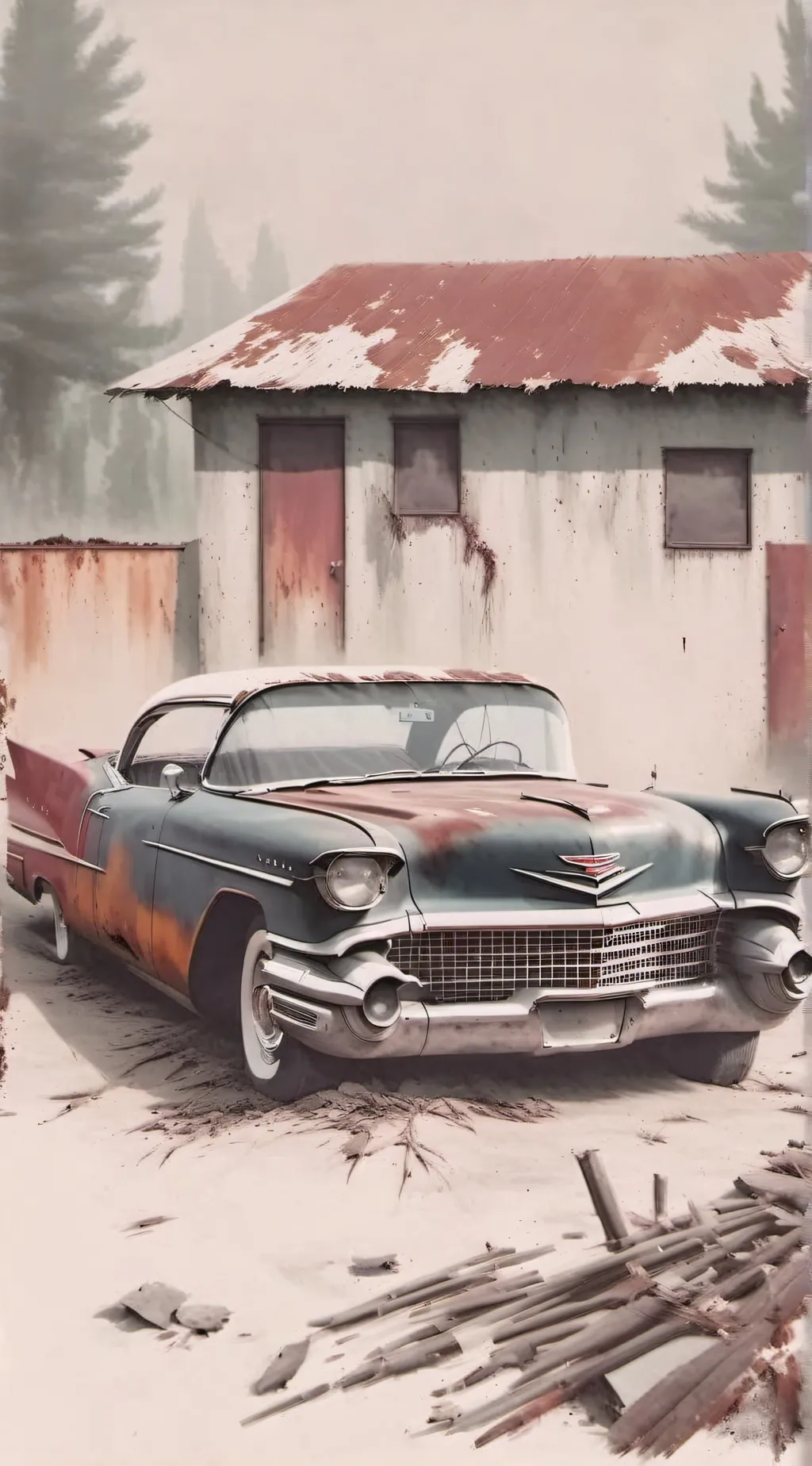 Talkie AI - Chat with 57 Cadillac rusty