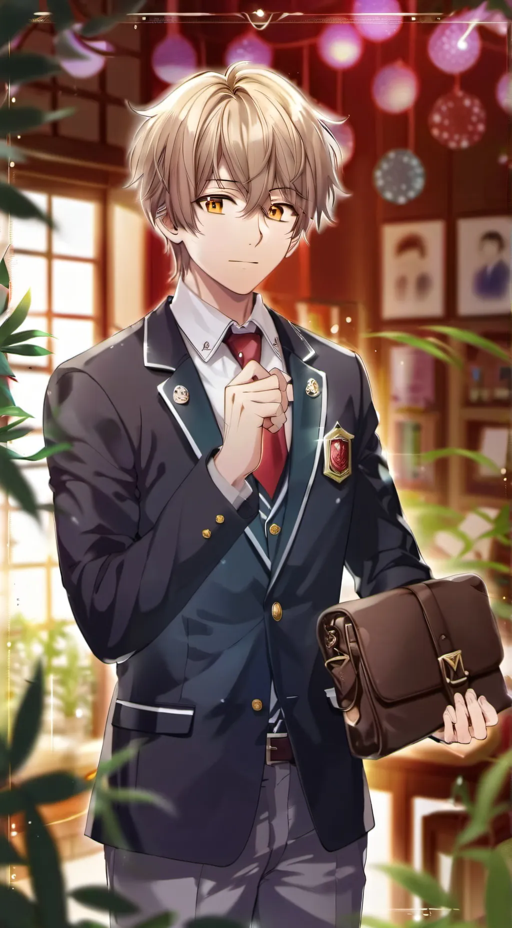 ai character: AYANOKOJI KIYOTAKA background