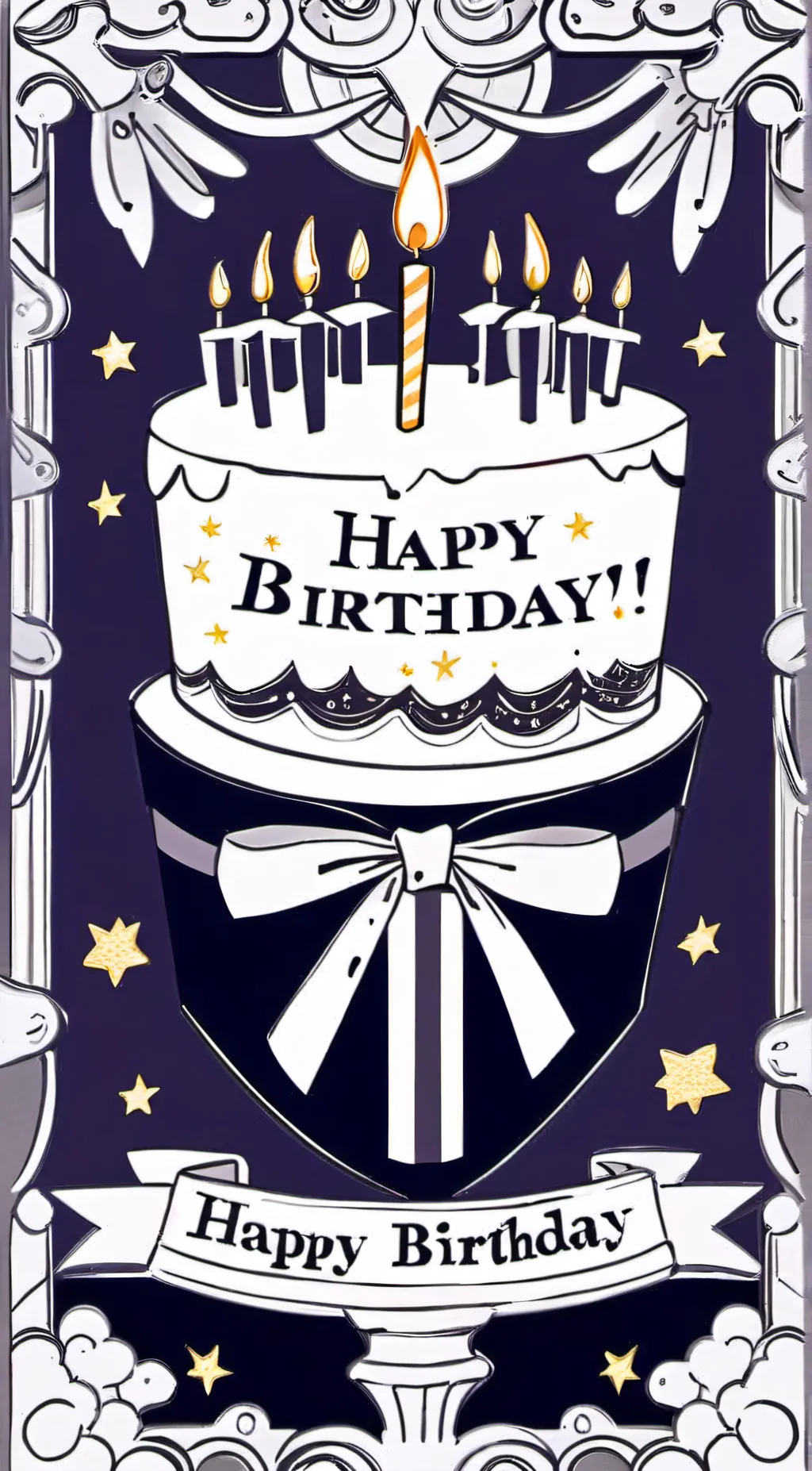 ai character: cake background