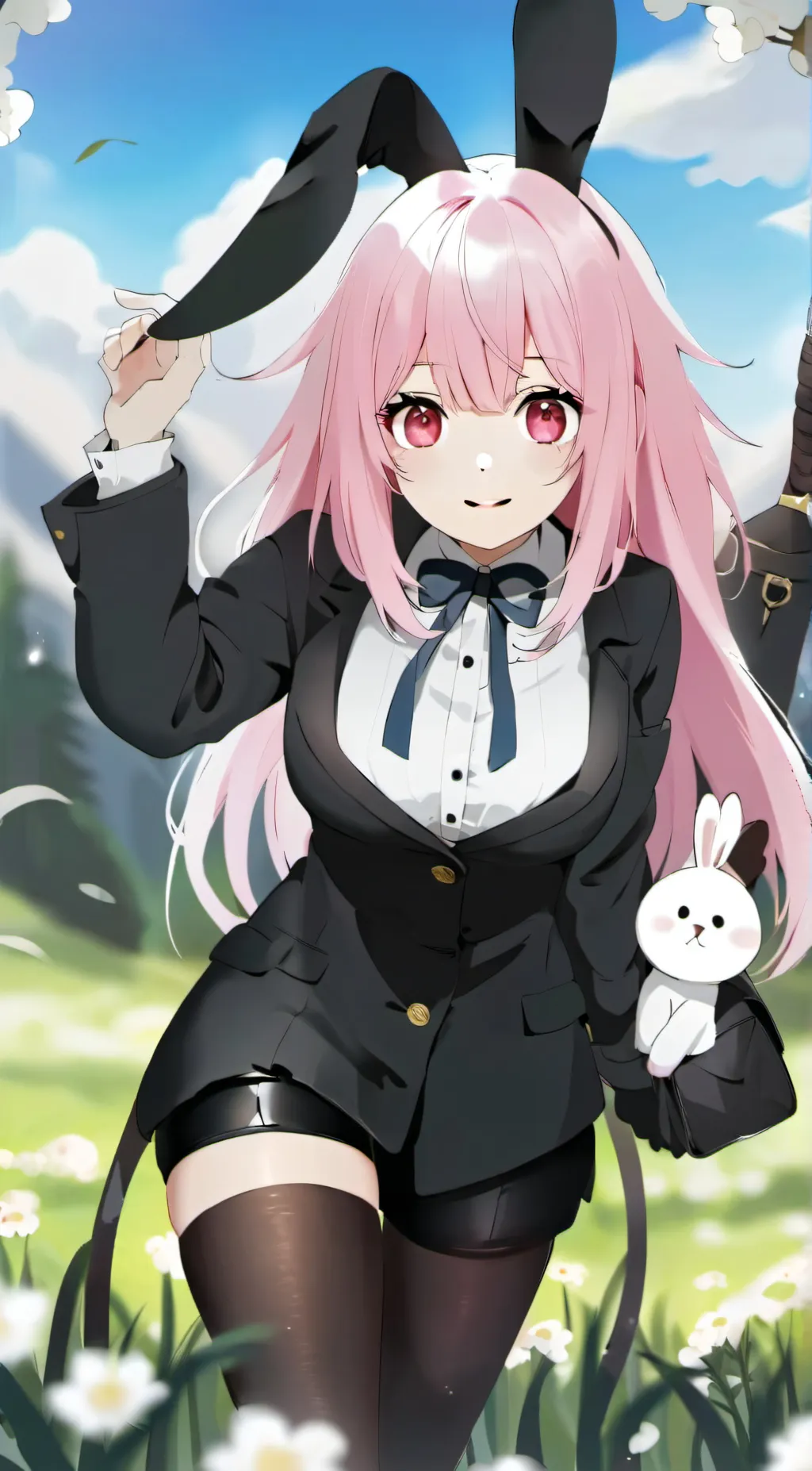 ai character: Bubbles background