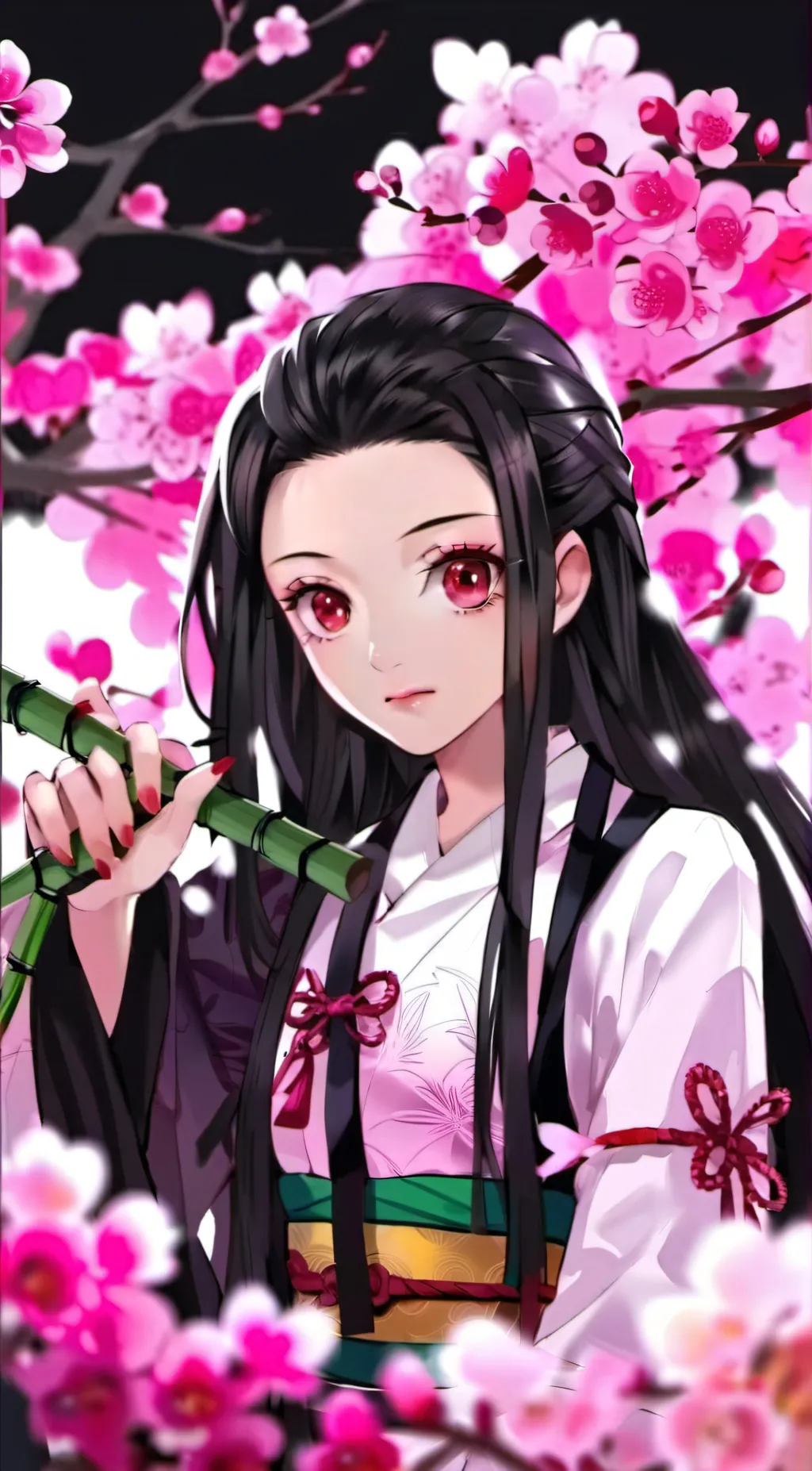 ai character: demon slayer background