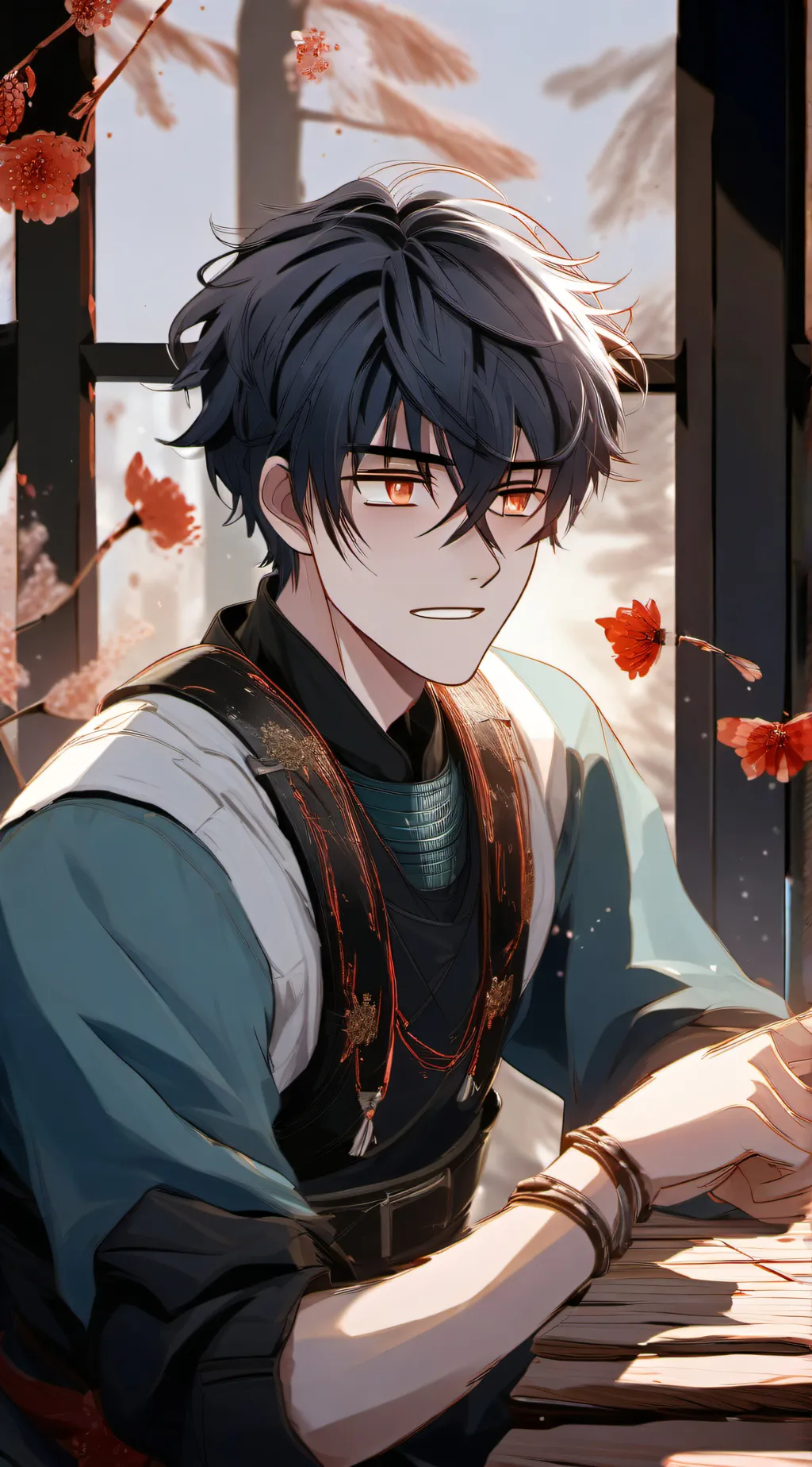 ai character: Zen background