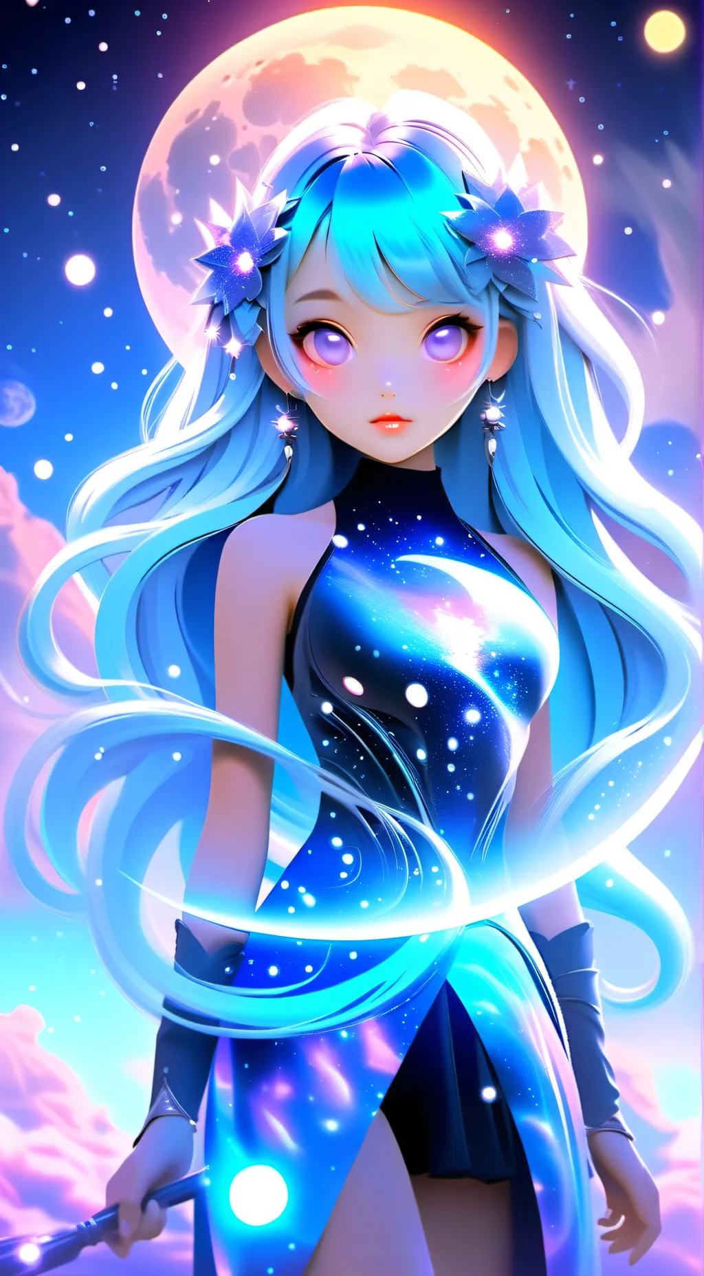 ai character: Noel background