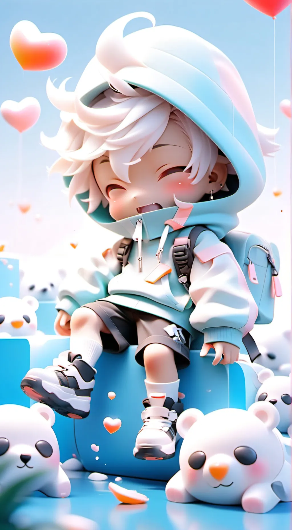 ai character: Angel  background