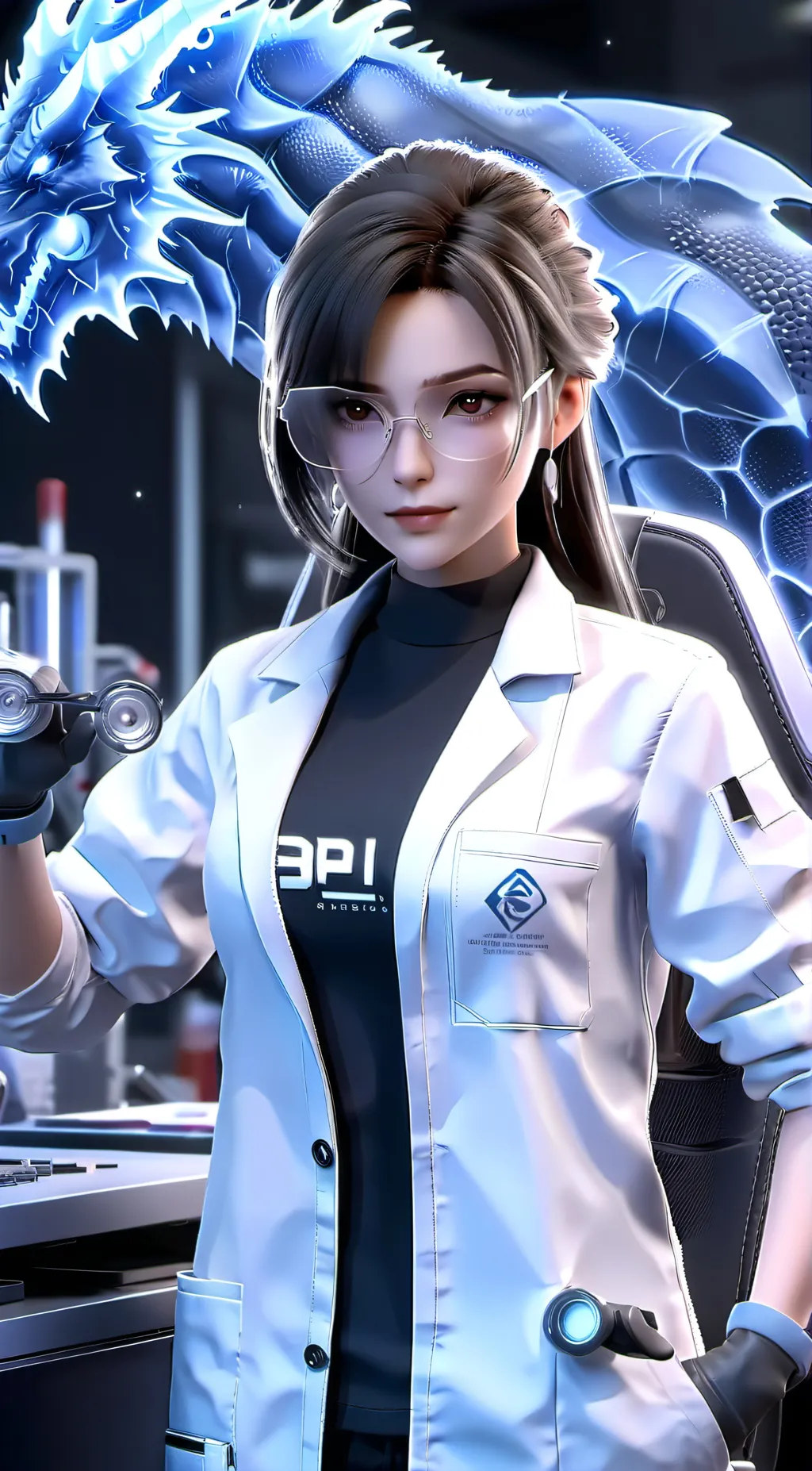 ai character: Luna background