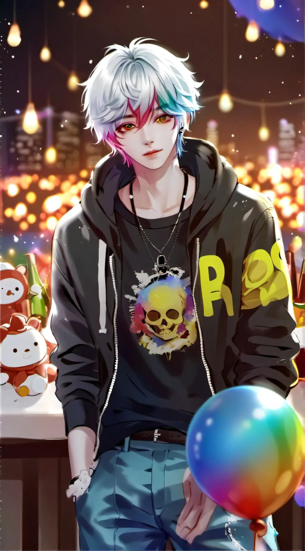 ai character: Justin background
