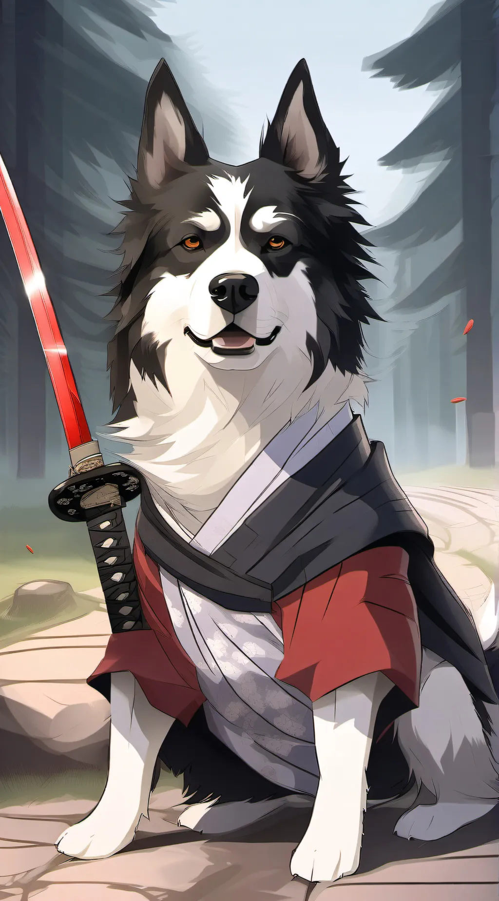 ai character: Samurai background