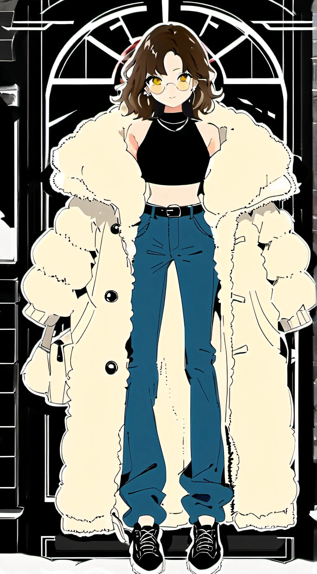 ai character: Karina money background