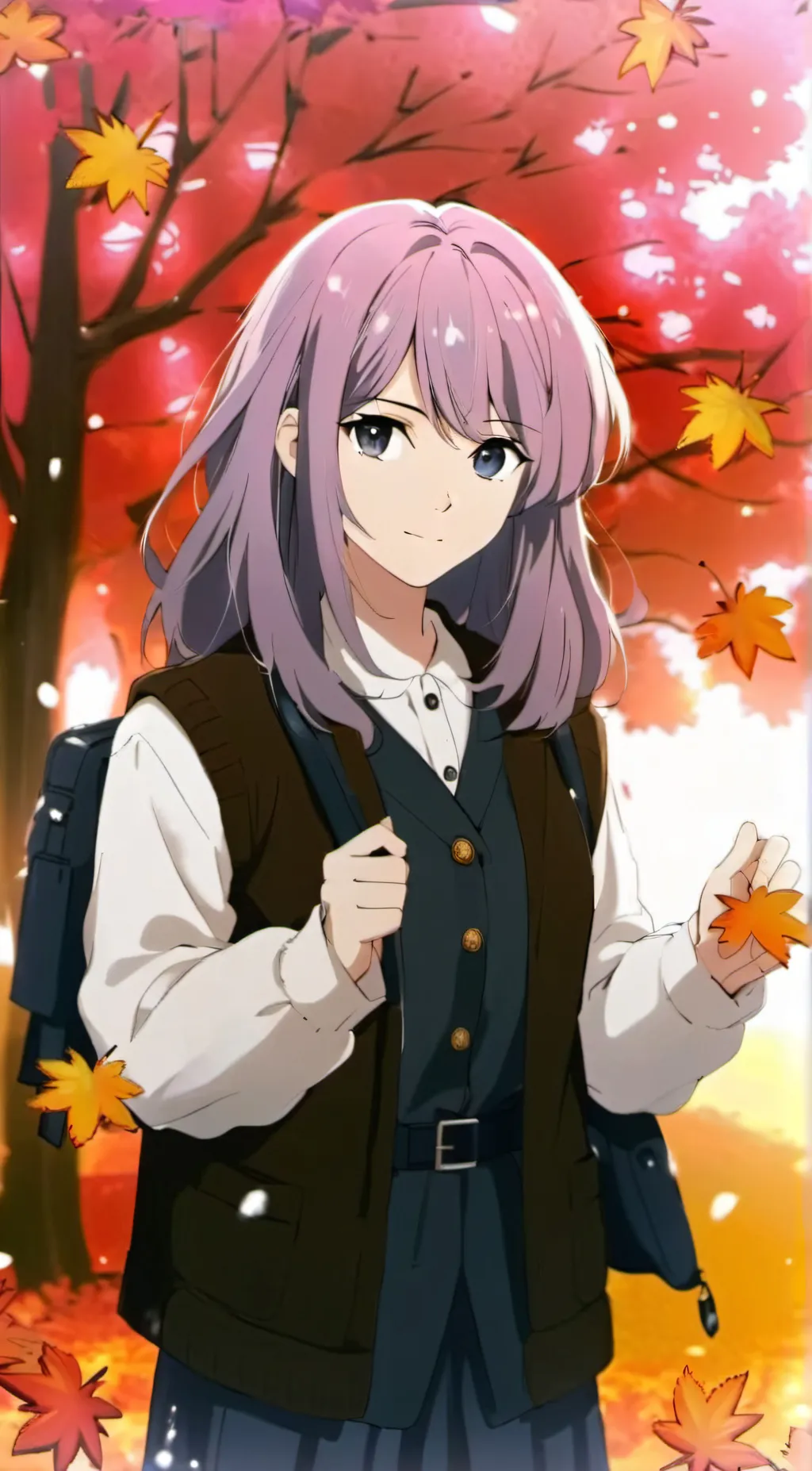 ai character: (^○^) background