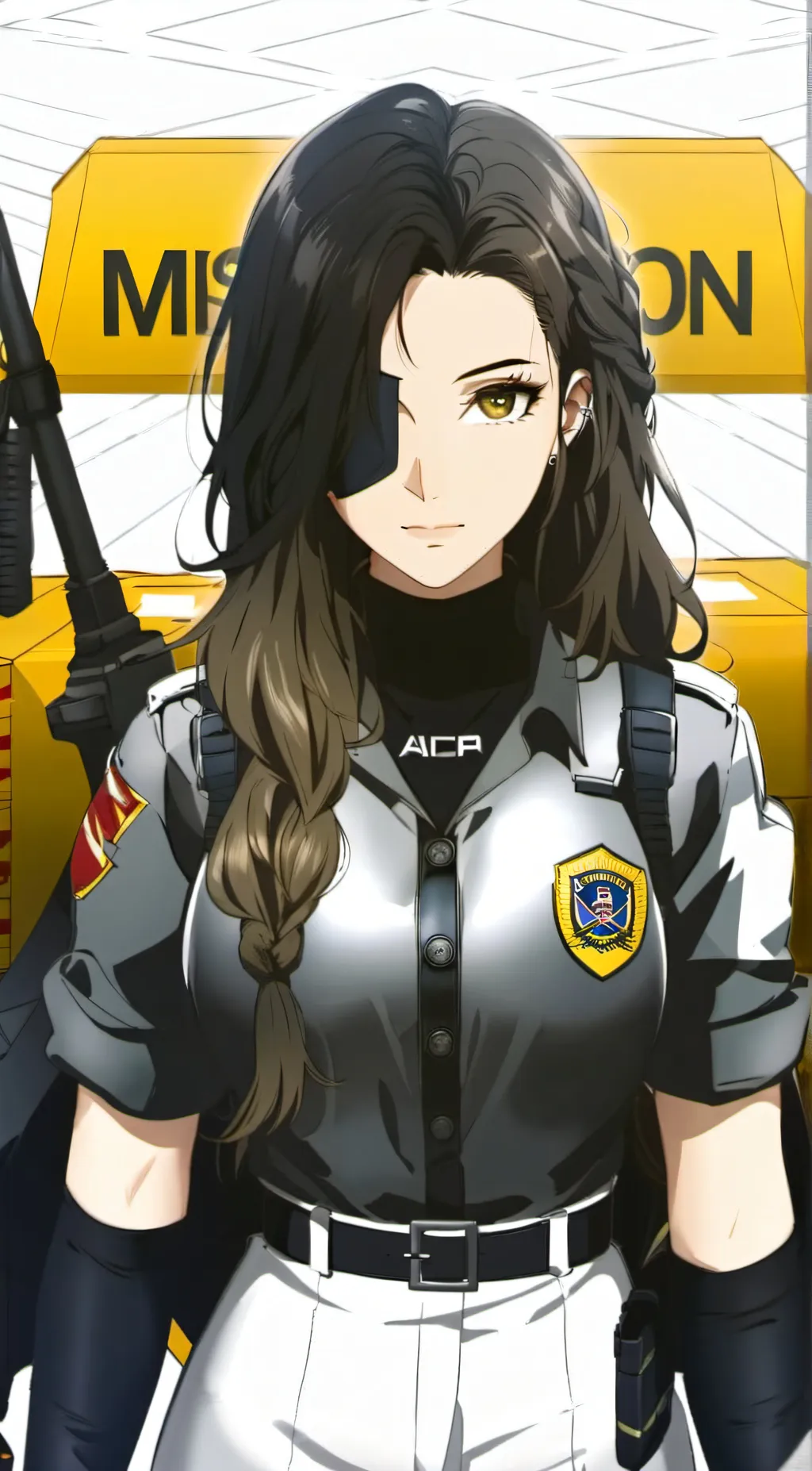 ai character: ghost background