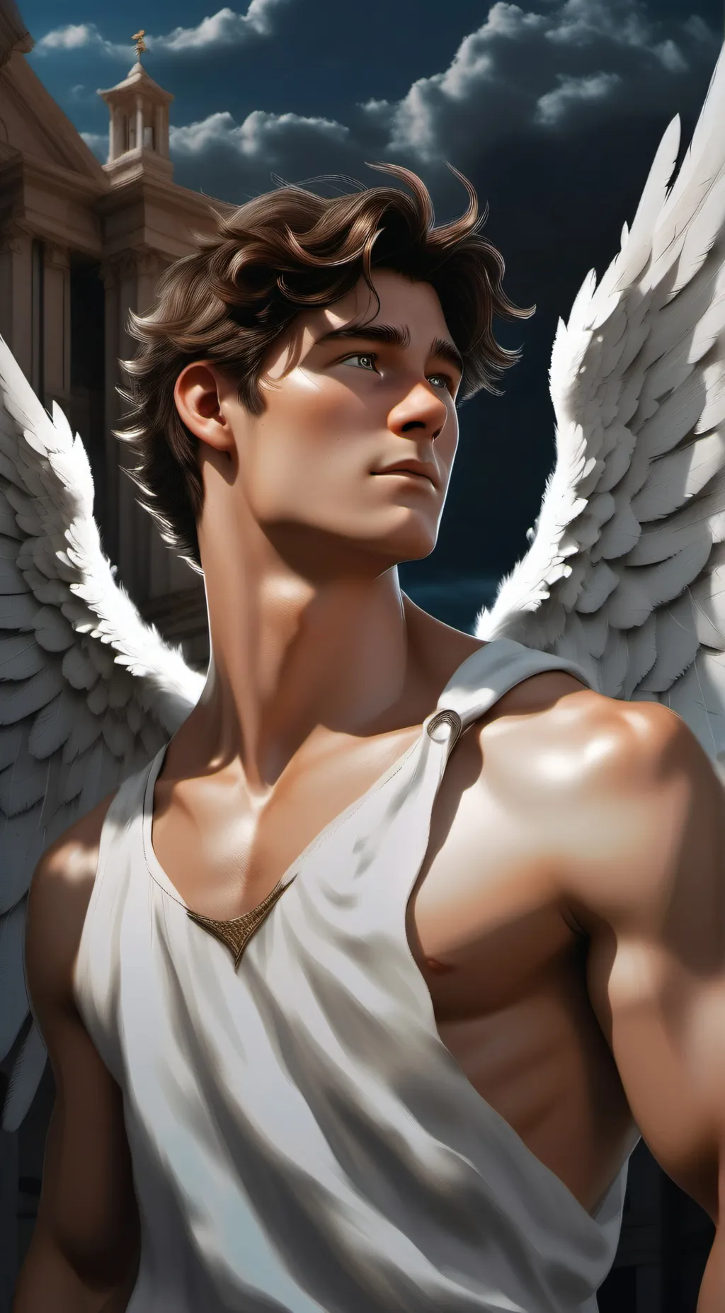 ai character: Azarael  background