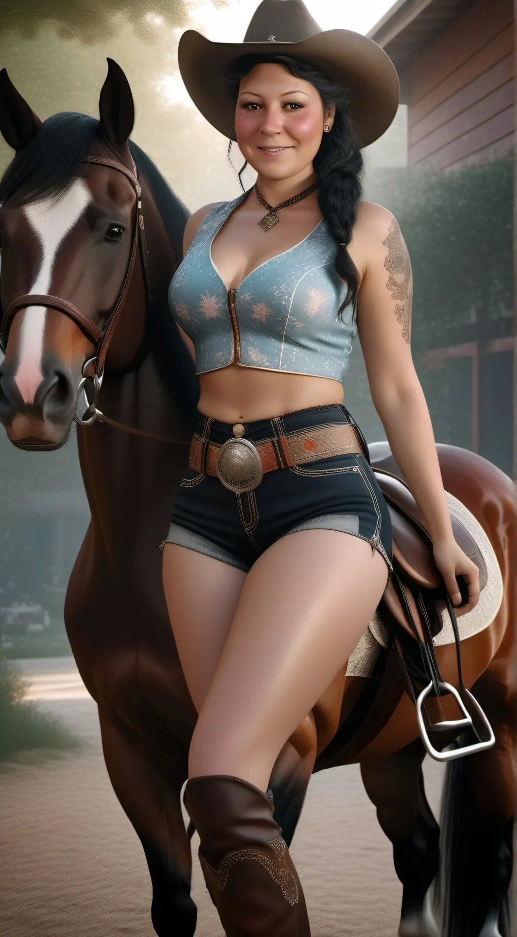 ai character: Diana  background