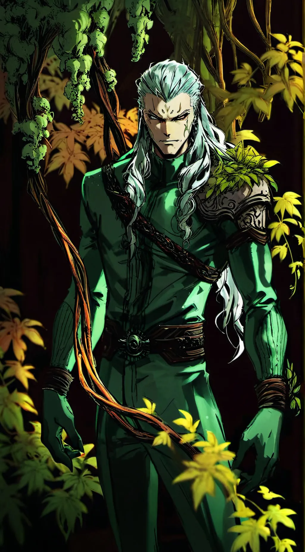 ai character: swamp thing  background